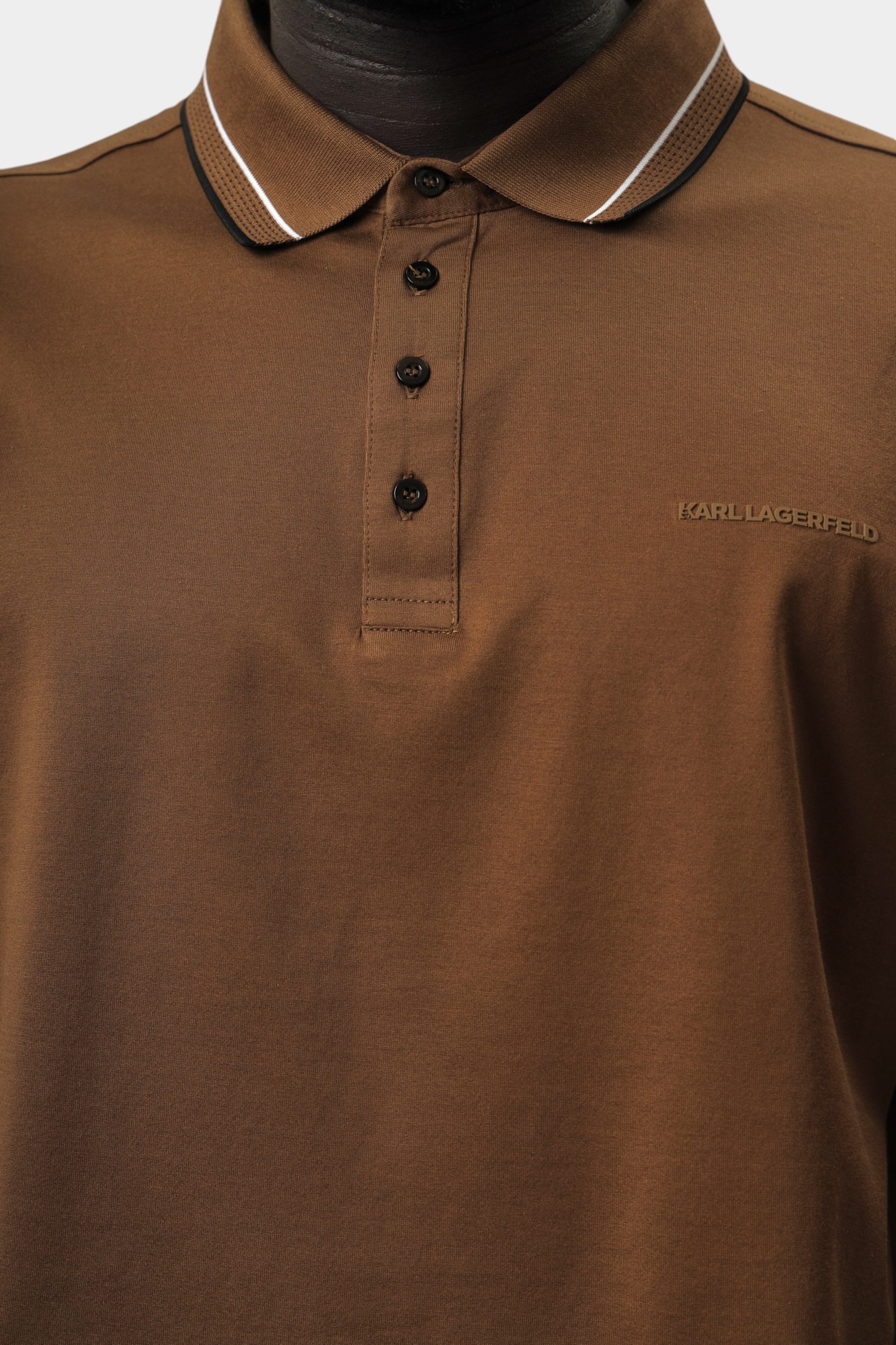552200_745002 Поло Karl Lagerfeld Коричневый