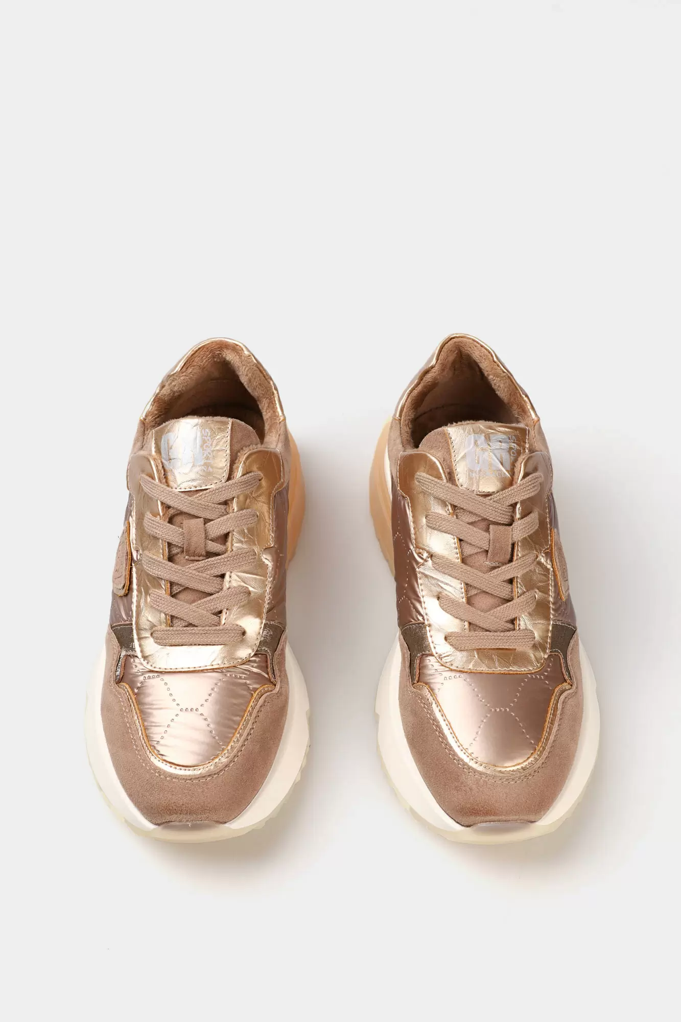 QS572-F20 Кроссовки Graciana Бежевый