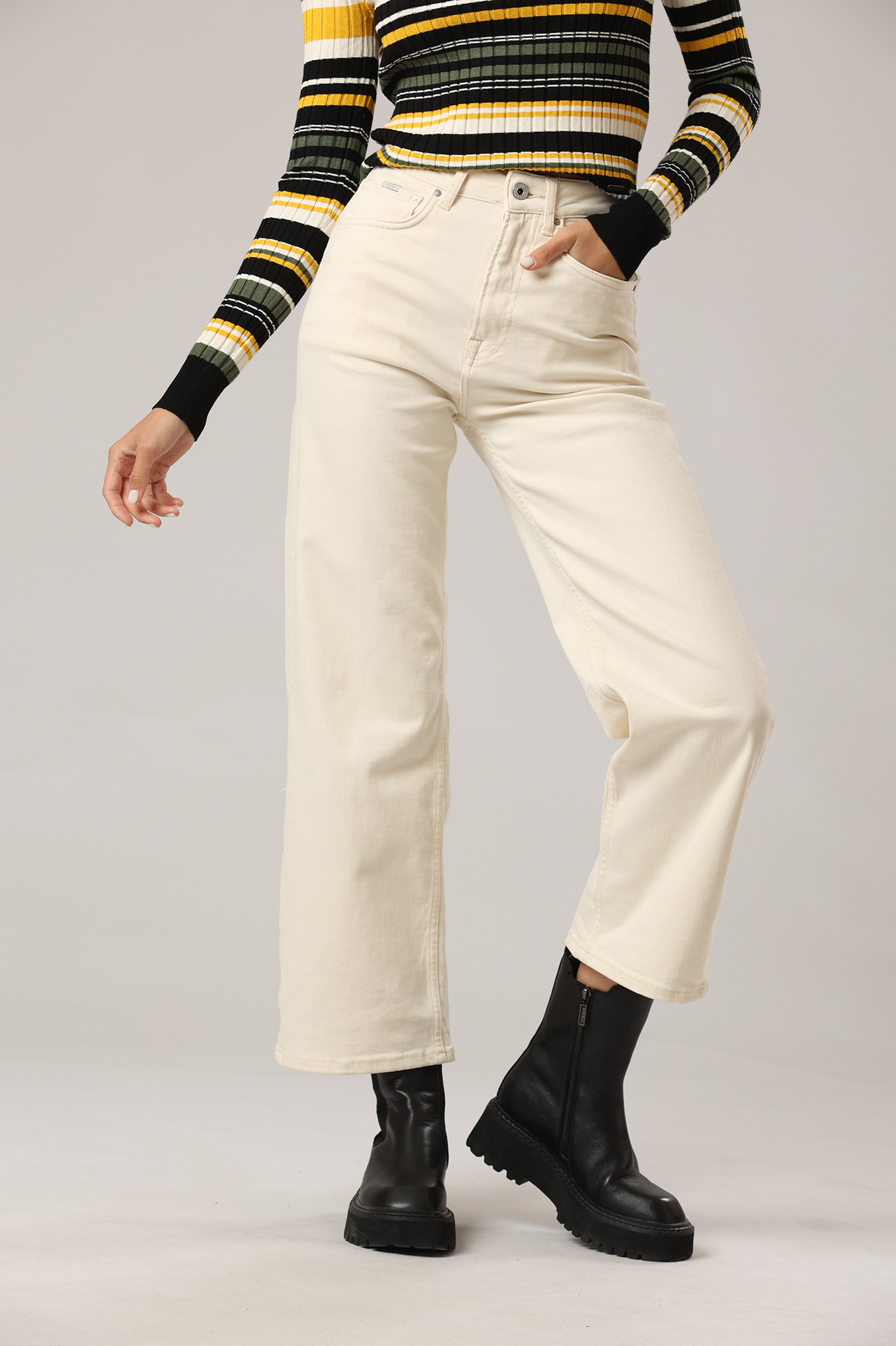 PL204162W75 джинсы lexa sky high pepe jeans