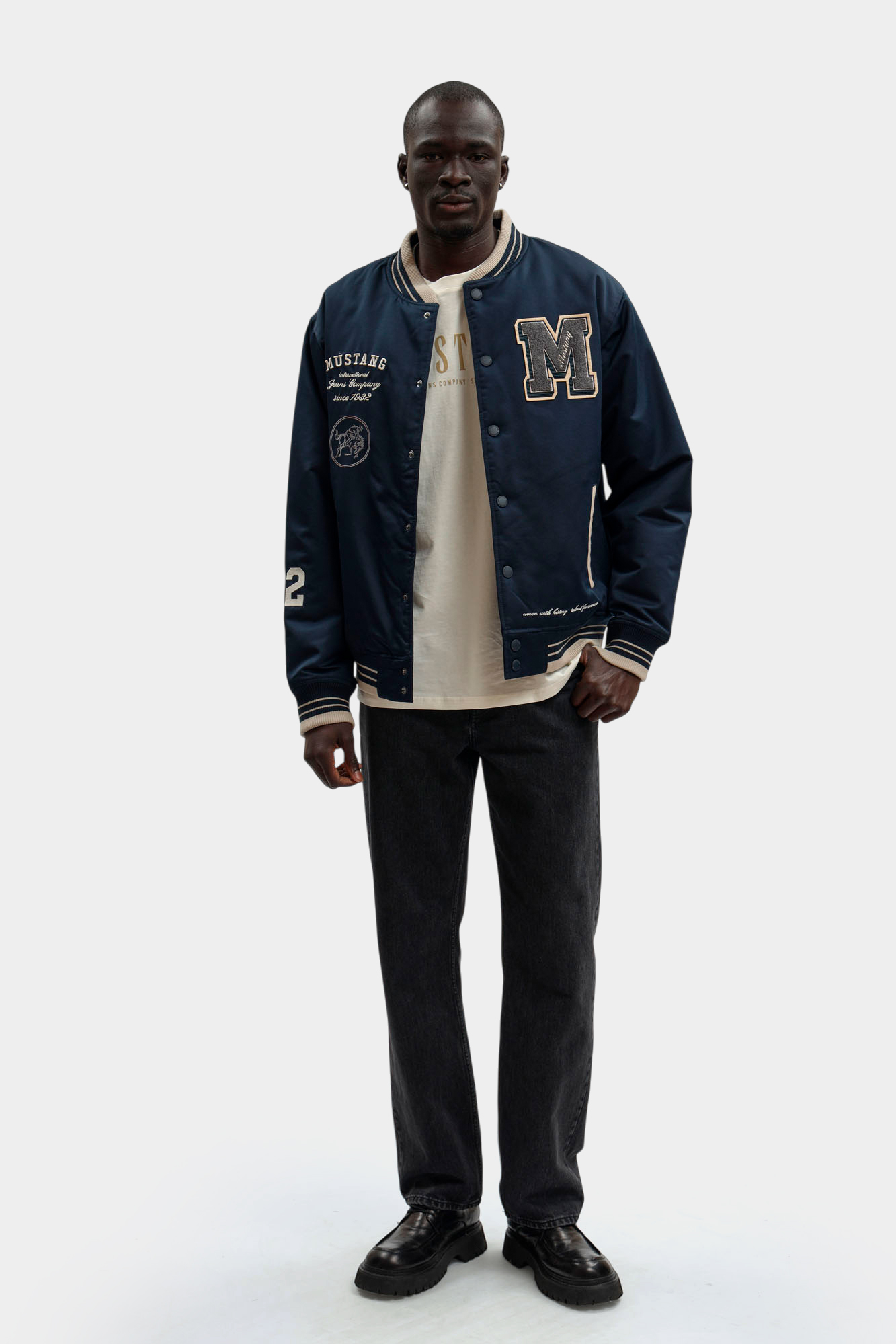 1017522 Куртка легкая Mustang Синий