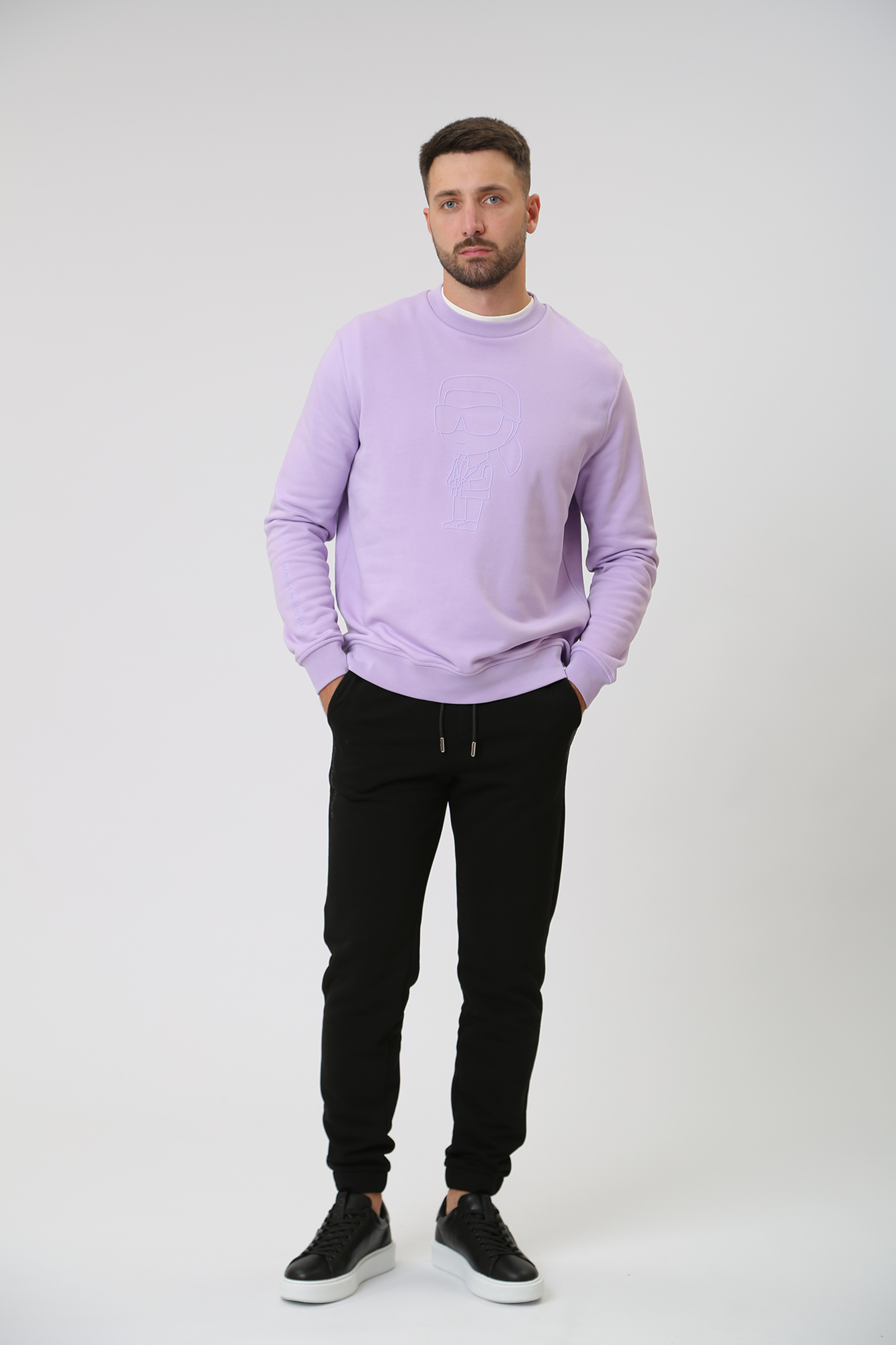 533910_705401 Свитшот Karl Lagerfeld Фиолетовый