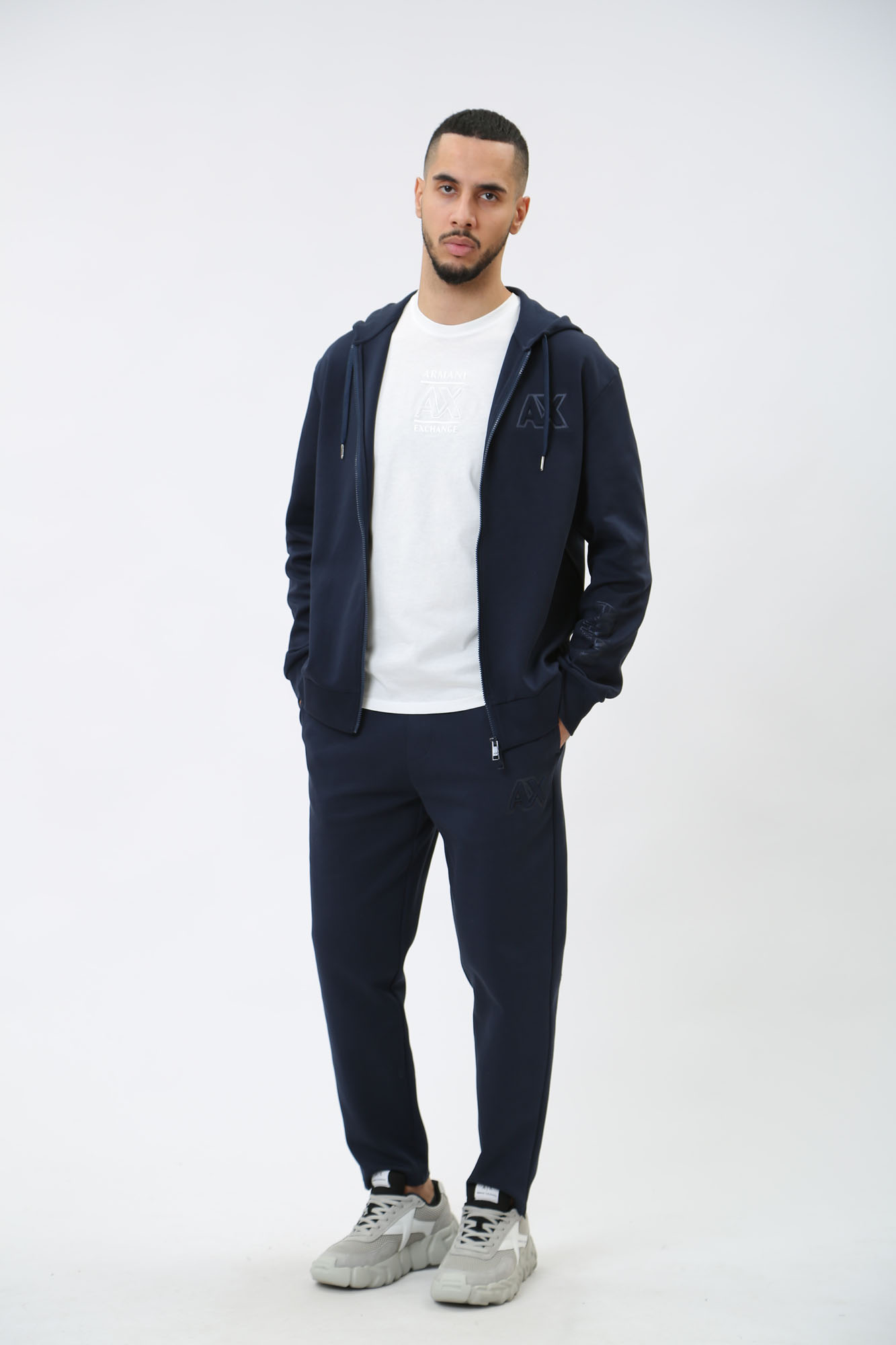 3DZMAE_ZJMAZ Толстовка с капюшоном Armani Exchange Синий