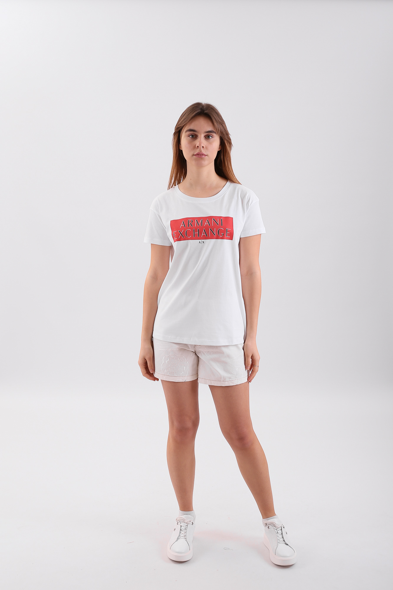 3LYJ73_Y1EKZ шорты джинсовые armani exchange 