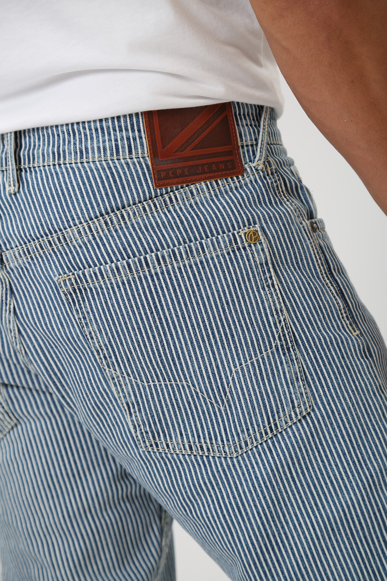 PM207084 Брюки джинсовые Pepe Jeans Голубой