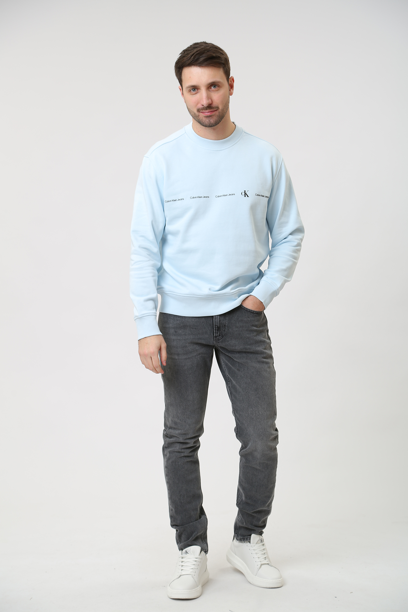 J30J324196 Джинсы SLIM TAPERED  Calvin Klein Jeans Черный