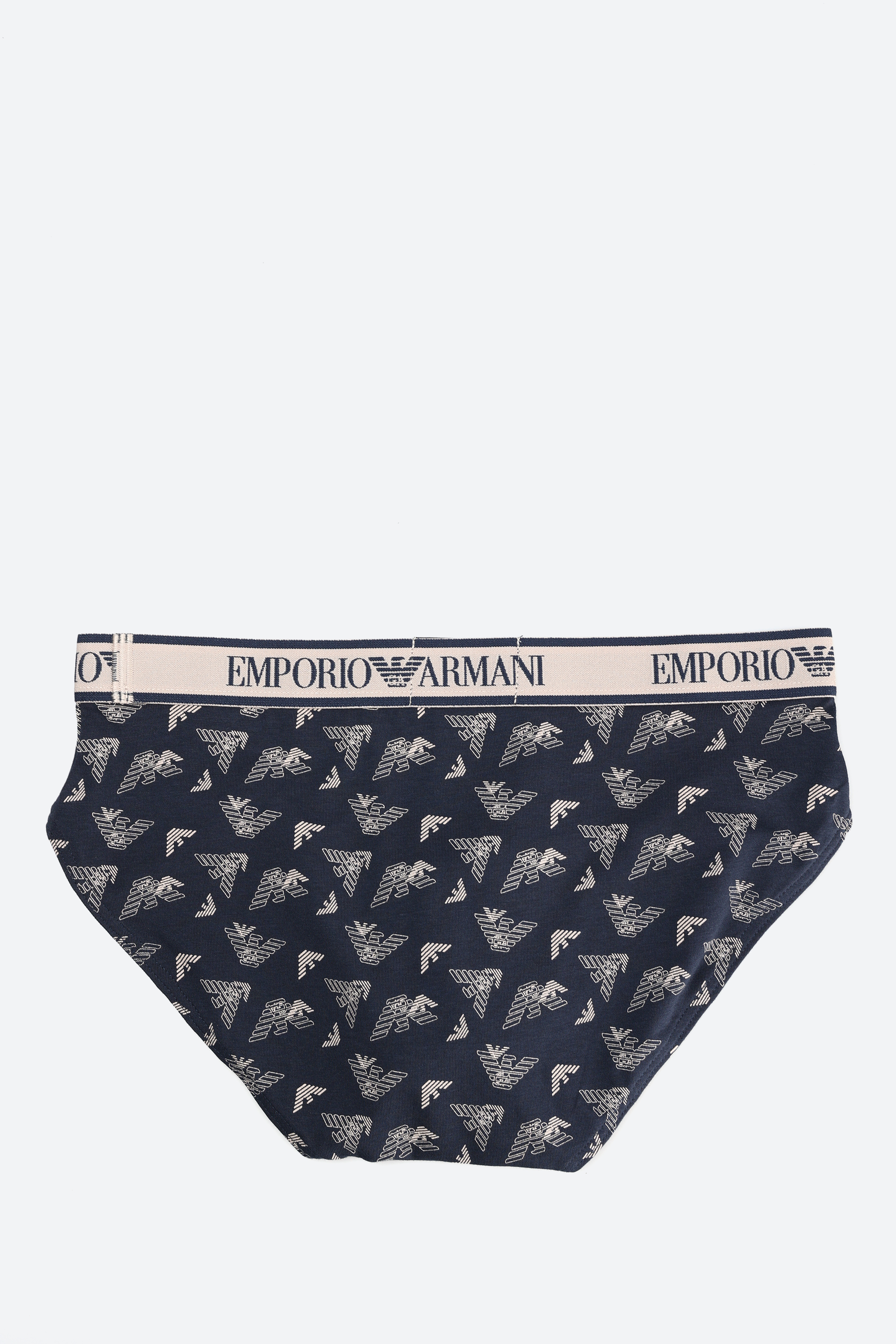 111734_3F717 Трусы 3 шт Emporio Armani Синий