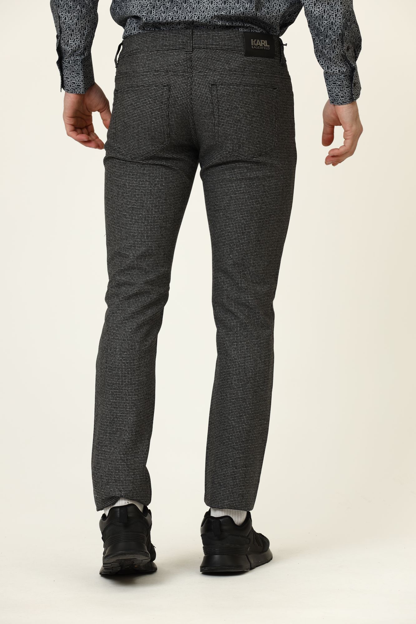 502819_265840 Брюки 5-карманные Karl Lagerfeld Серый
