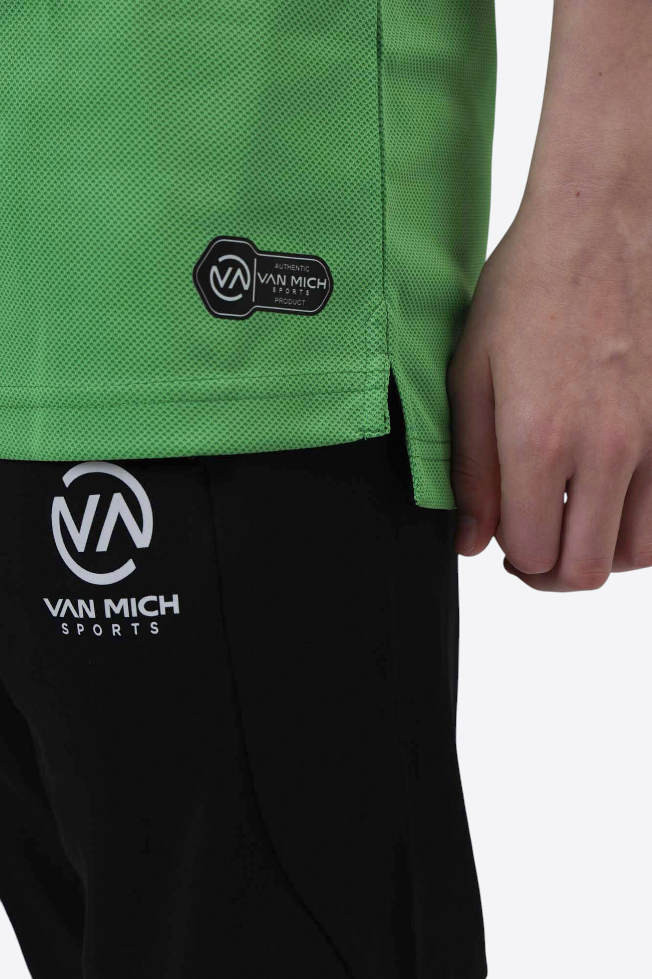 INDJ5183 Поло Van Mich Sports Зеленый