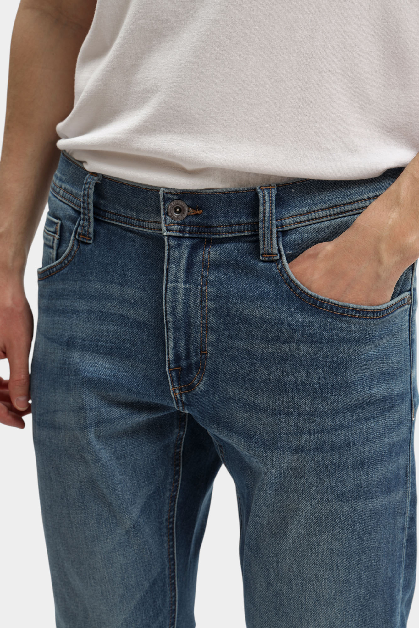 1013712-5000 Джинсы Mustang Синий