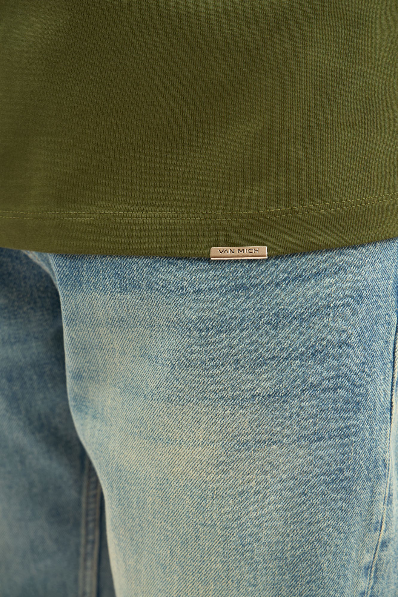 VM-ERK-22-574 Футболка Van Mich Зеленый