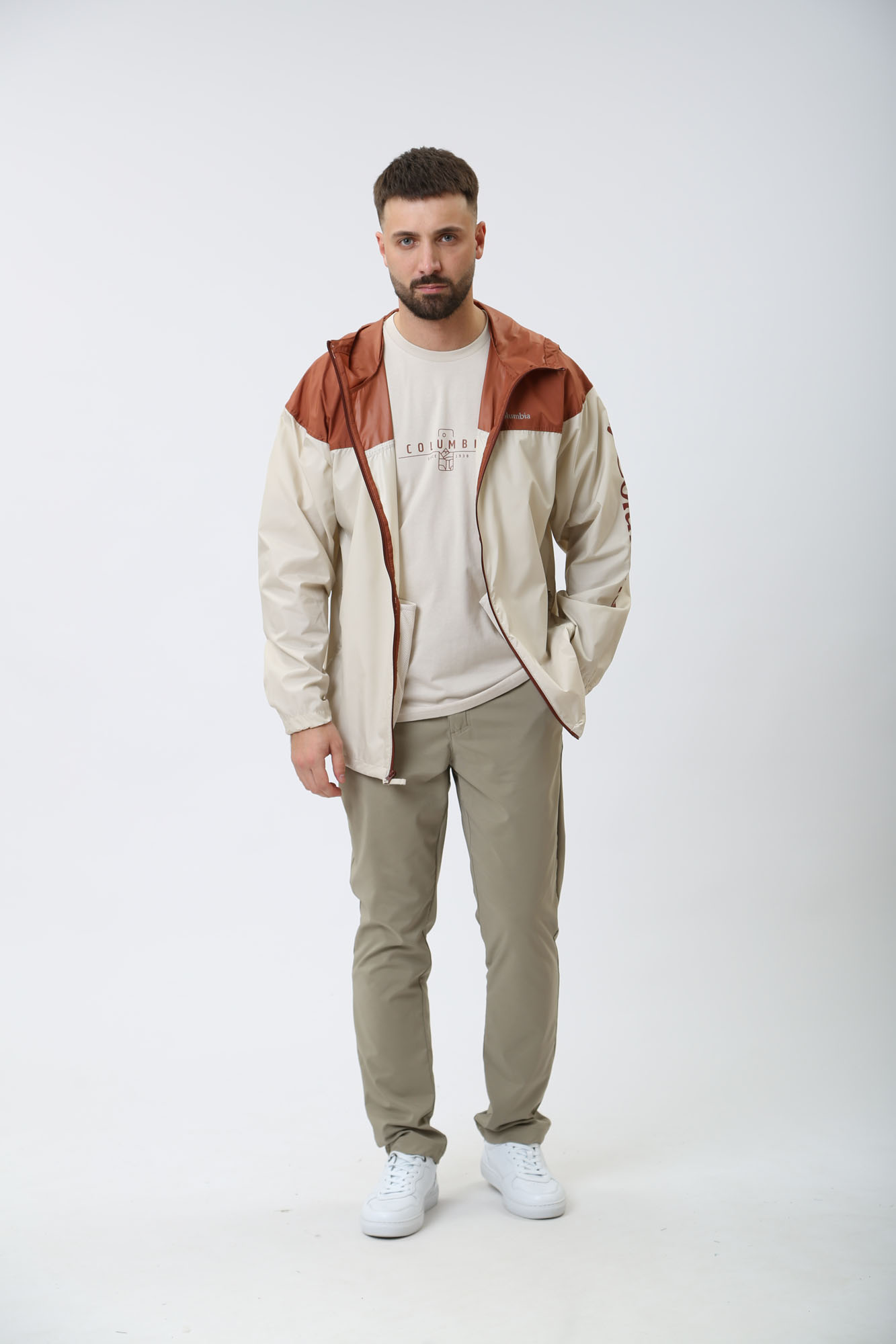 1988711 Ветровка Columbia Бежевый