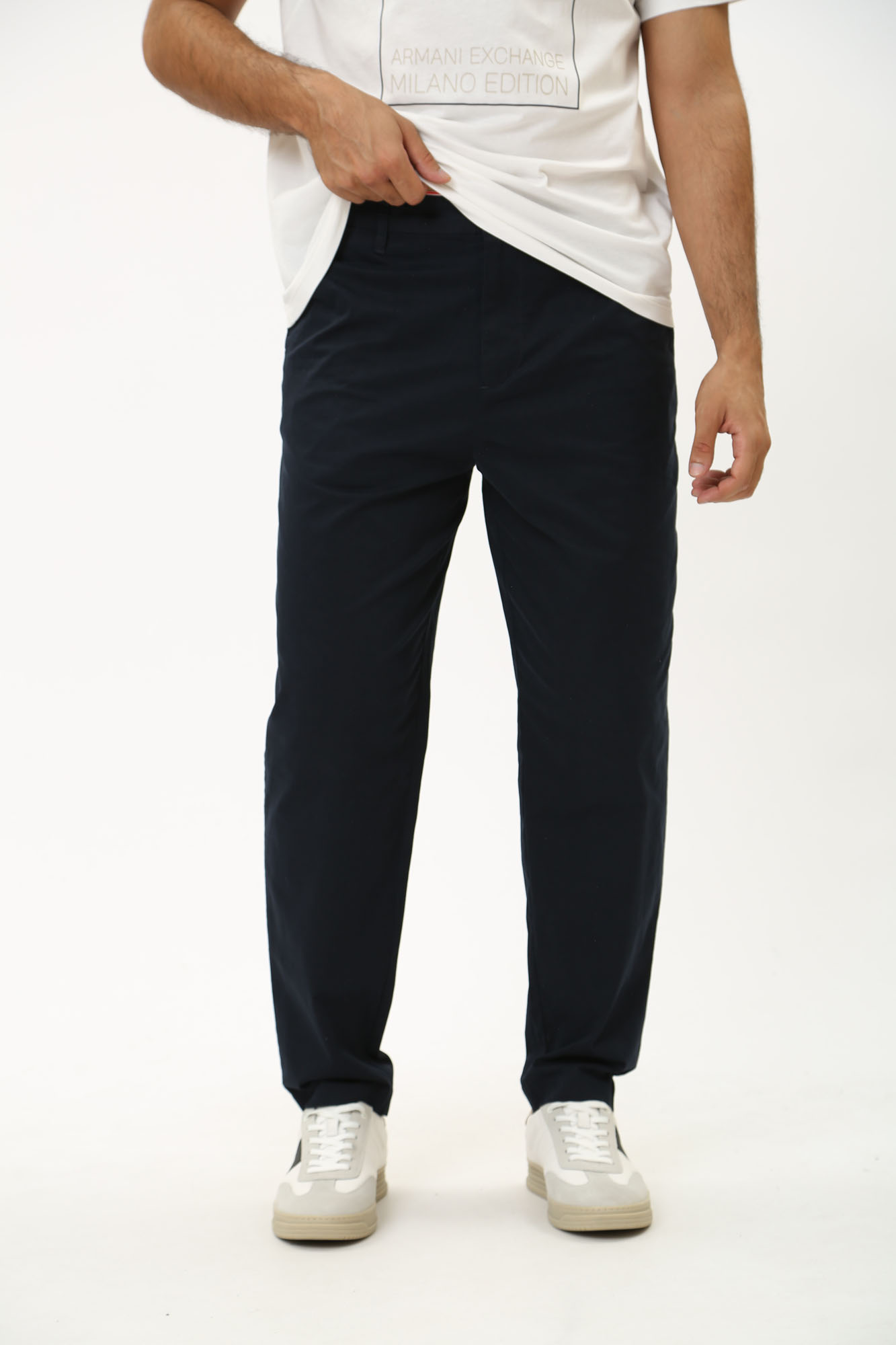 3DZP07_ZN3TZ Брюки чиносы Armani Exchange Синий