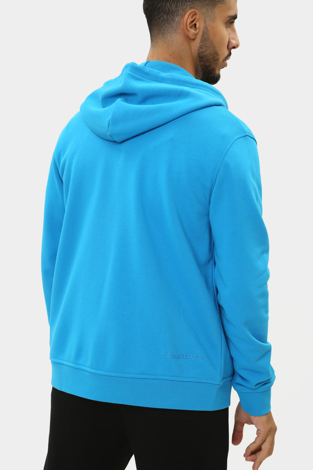 543910_70540 Толстовка с капюшоном Karl Lagerfeld Голубой