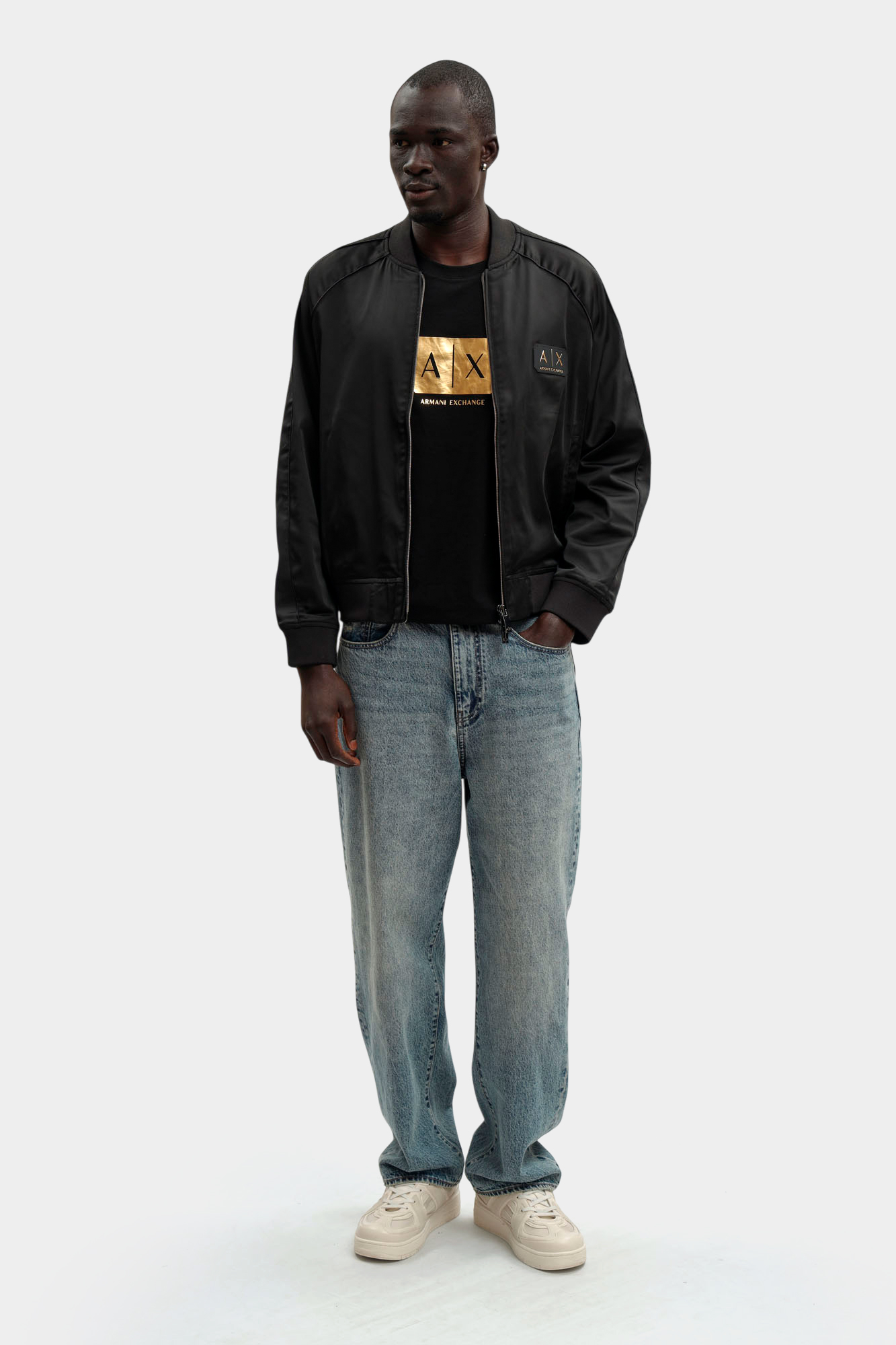Бомбер Armani Exchange Черный