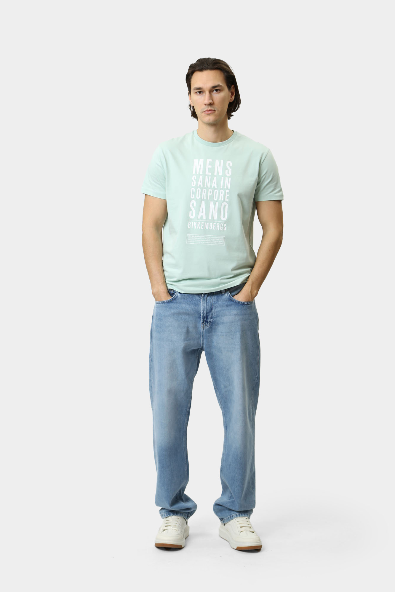 BMT0160 Футболка Bikkembergs Синий