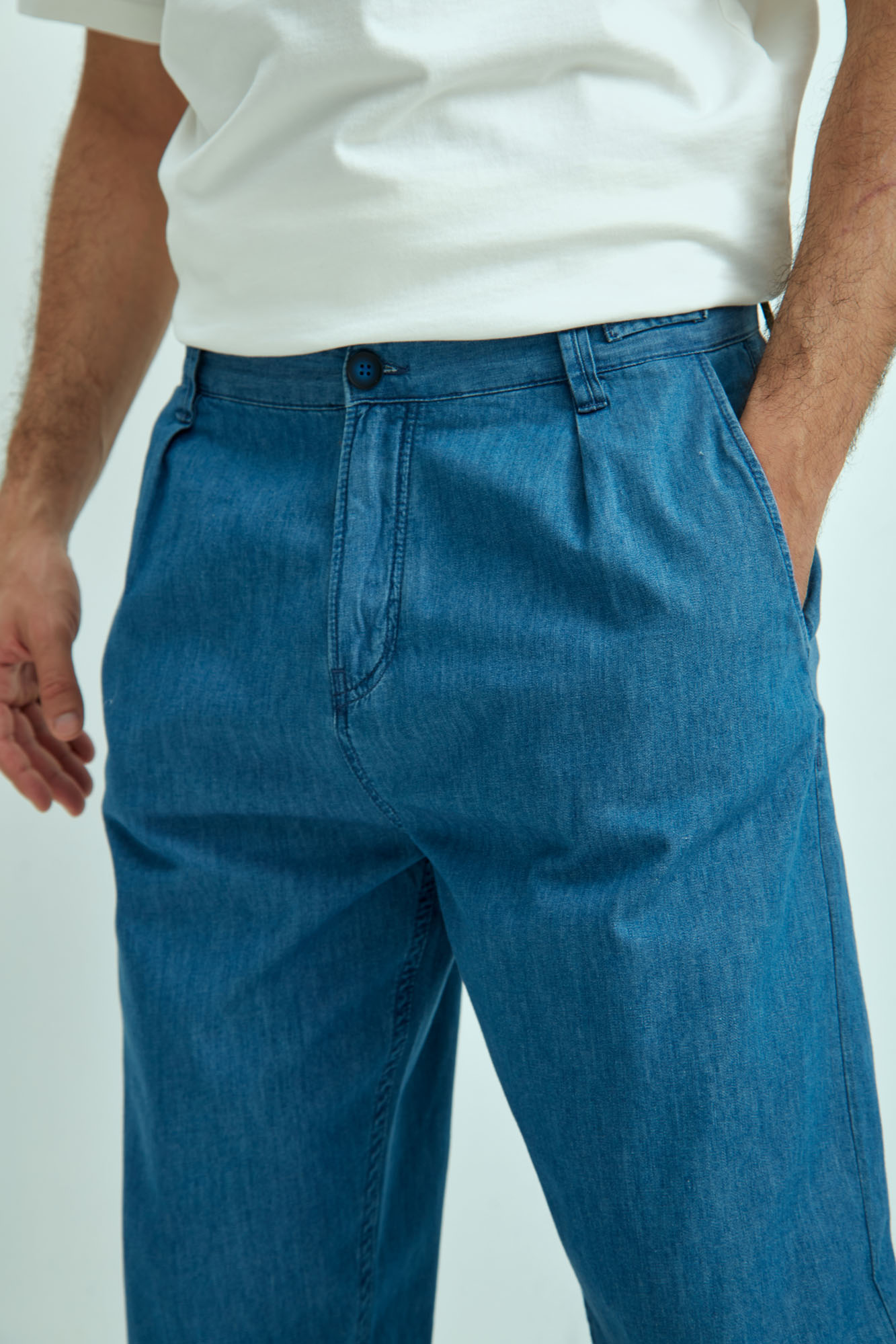 VM-OMA-33-023 Брюки джинсовые Van Mich Голубой