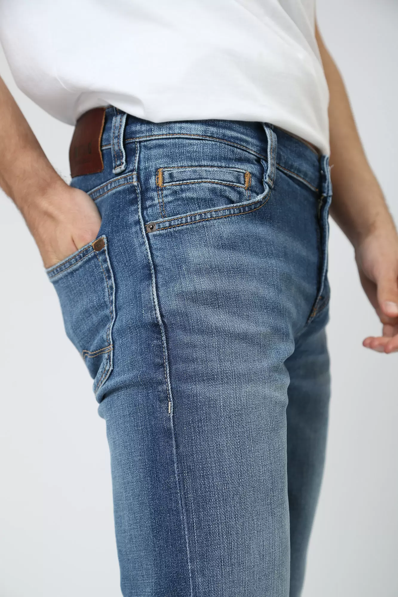 3116-5111 Джинсы Mustang Голубой