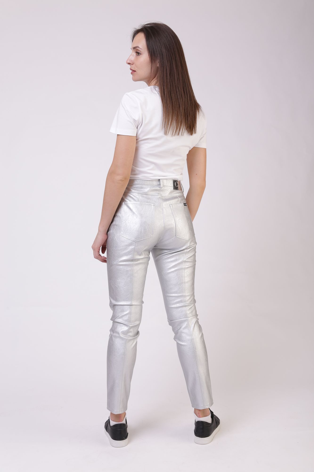 J20J215036_ брюки эко-кожа calvin klein jeans 