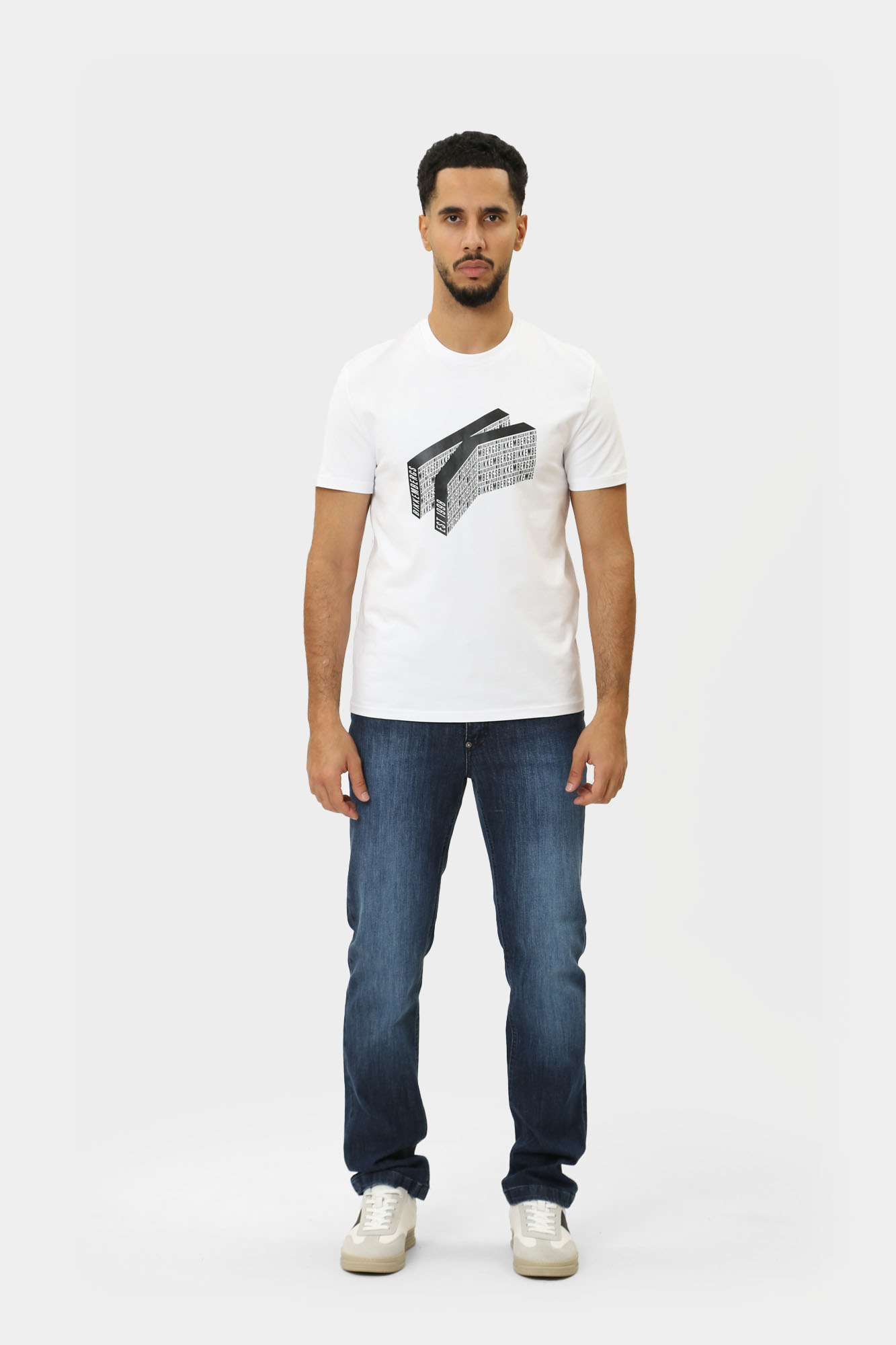 PBMT0248 Футболка Bikkembergs Белый