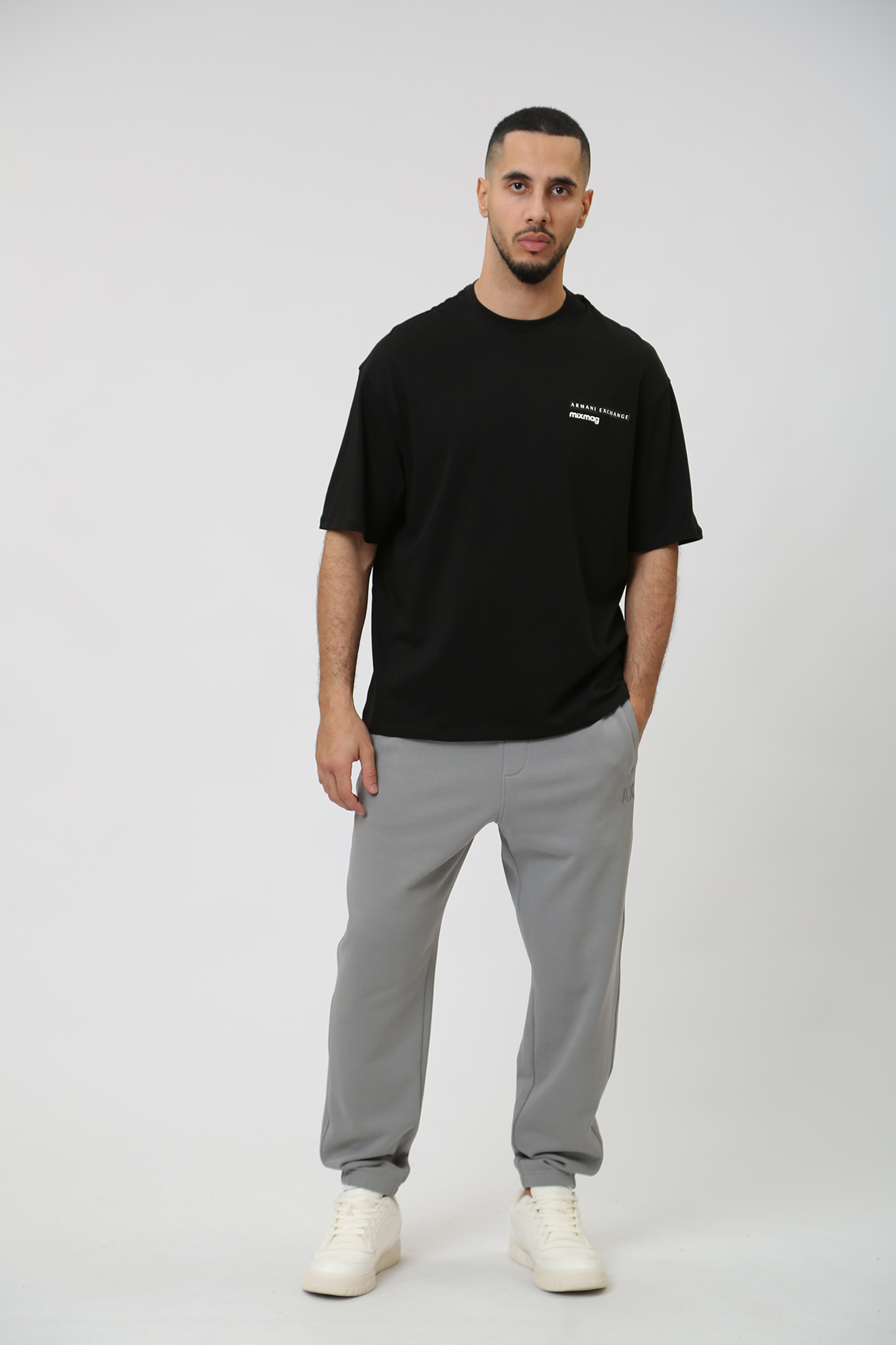 3DZPLF_ZJ4XZ Брюки спортивные Armani Exchange Серый
