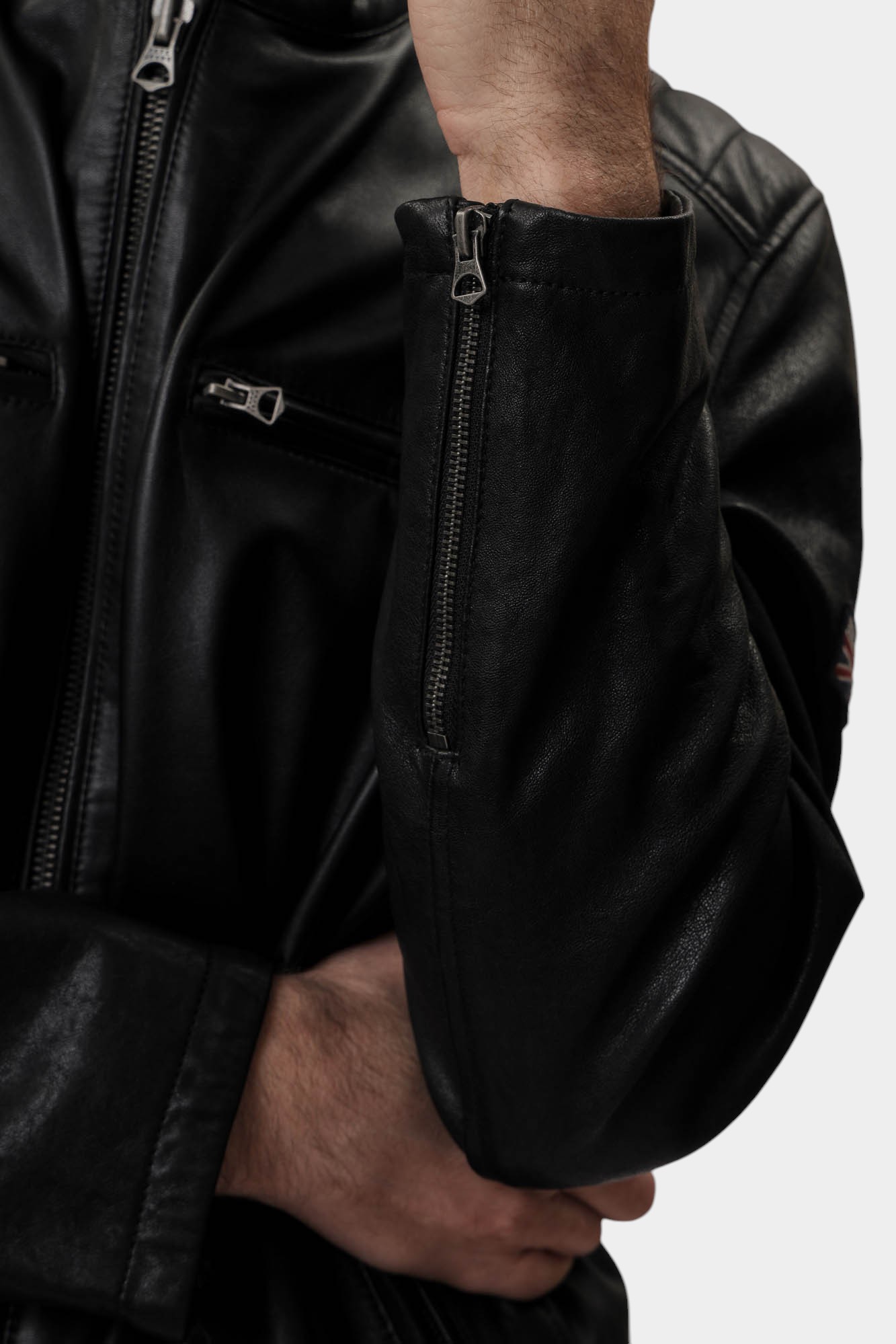 PM403106 Куртка кожаная Pepe Jeans Черный