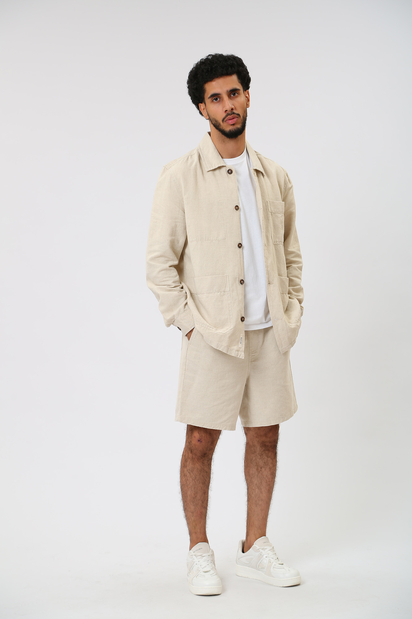 1013990 Шорты Mustang Бежевый