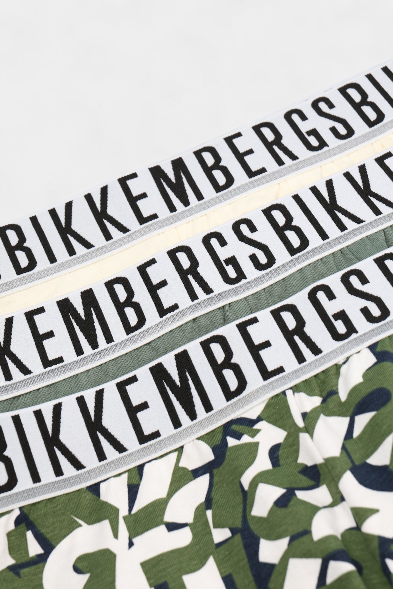BKK42UTR18TR Трусы 3 шт. Bikkembergs Зеленый