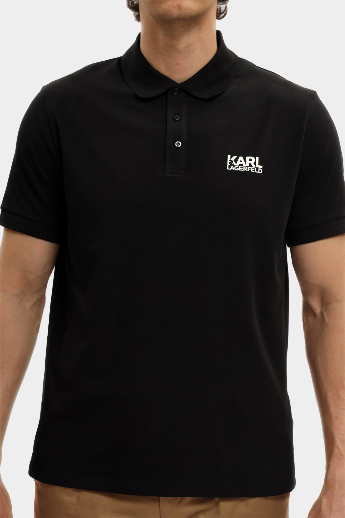 553235_745088 Поло Karl Lagerfeld Черный