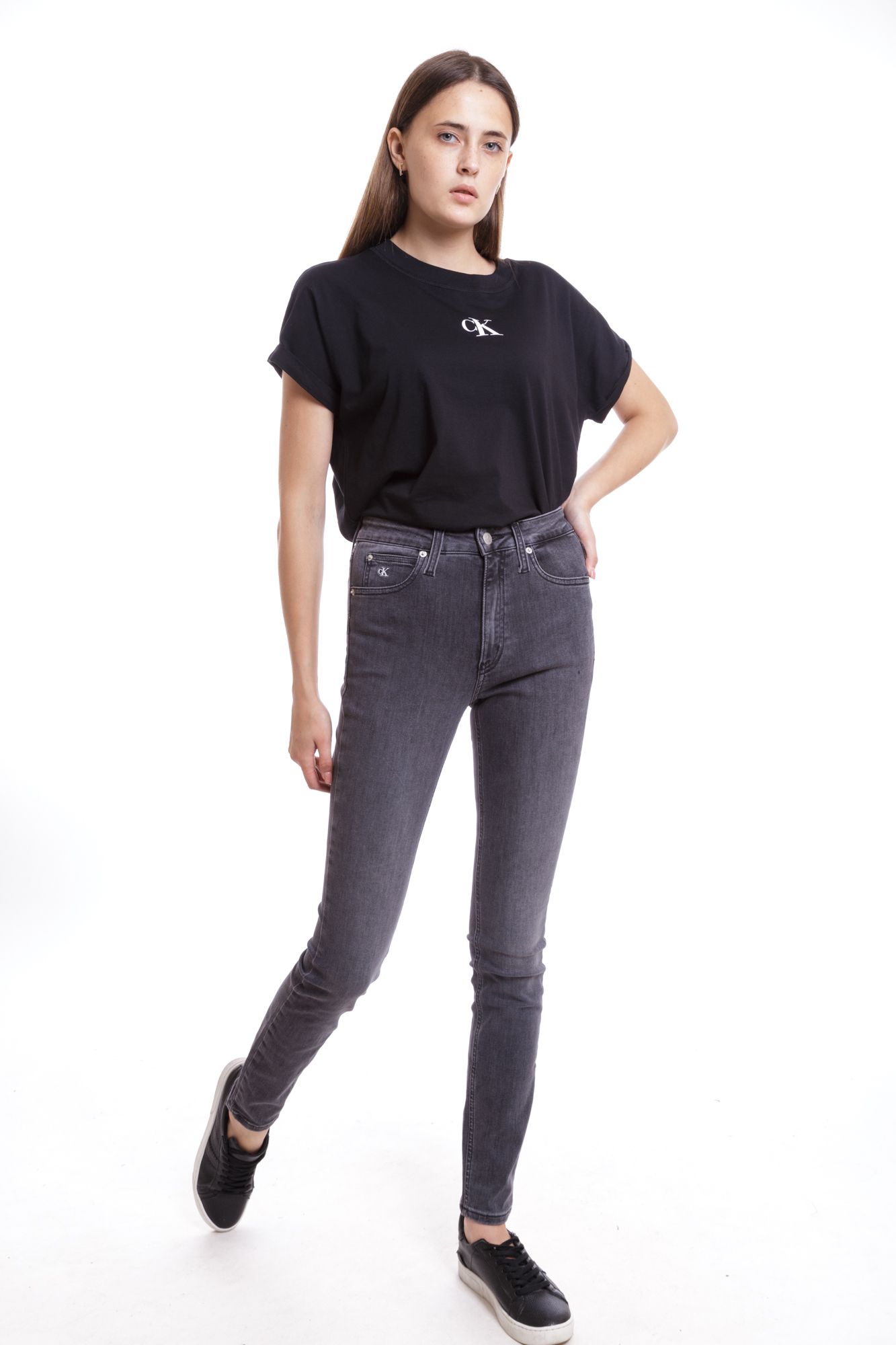 J20J214105_ джинсы high rise skinny calvin klein jeans 