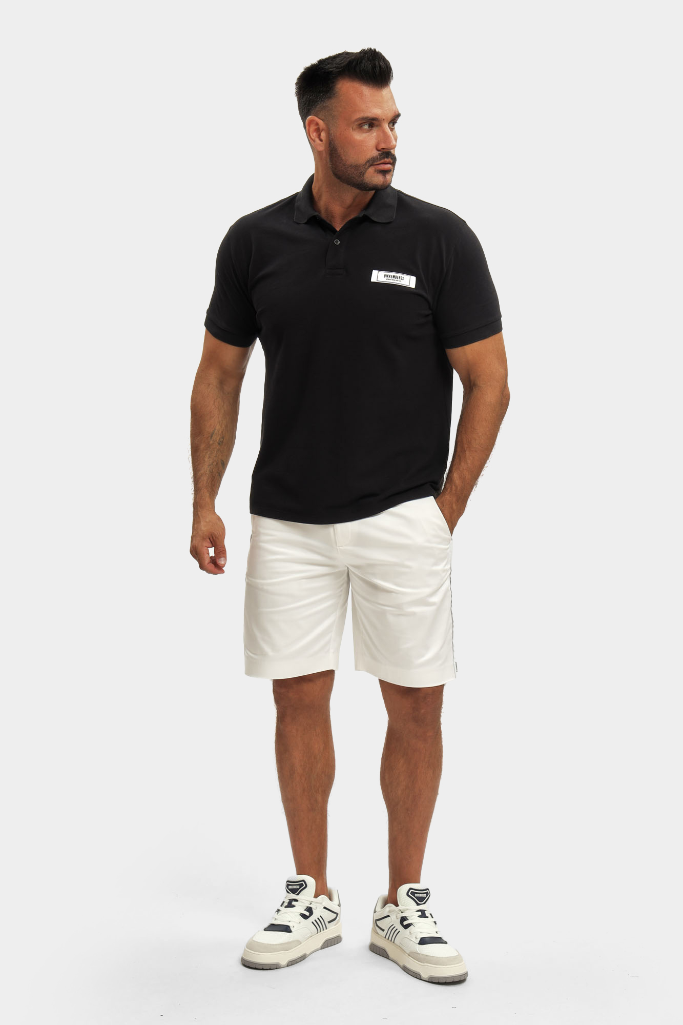 BMT0897 Поло Bikkembergs Черный