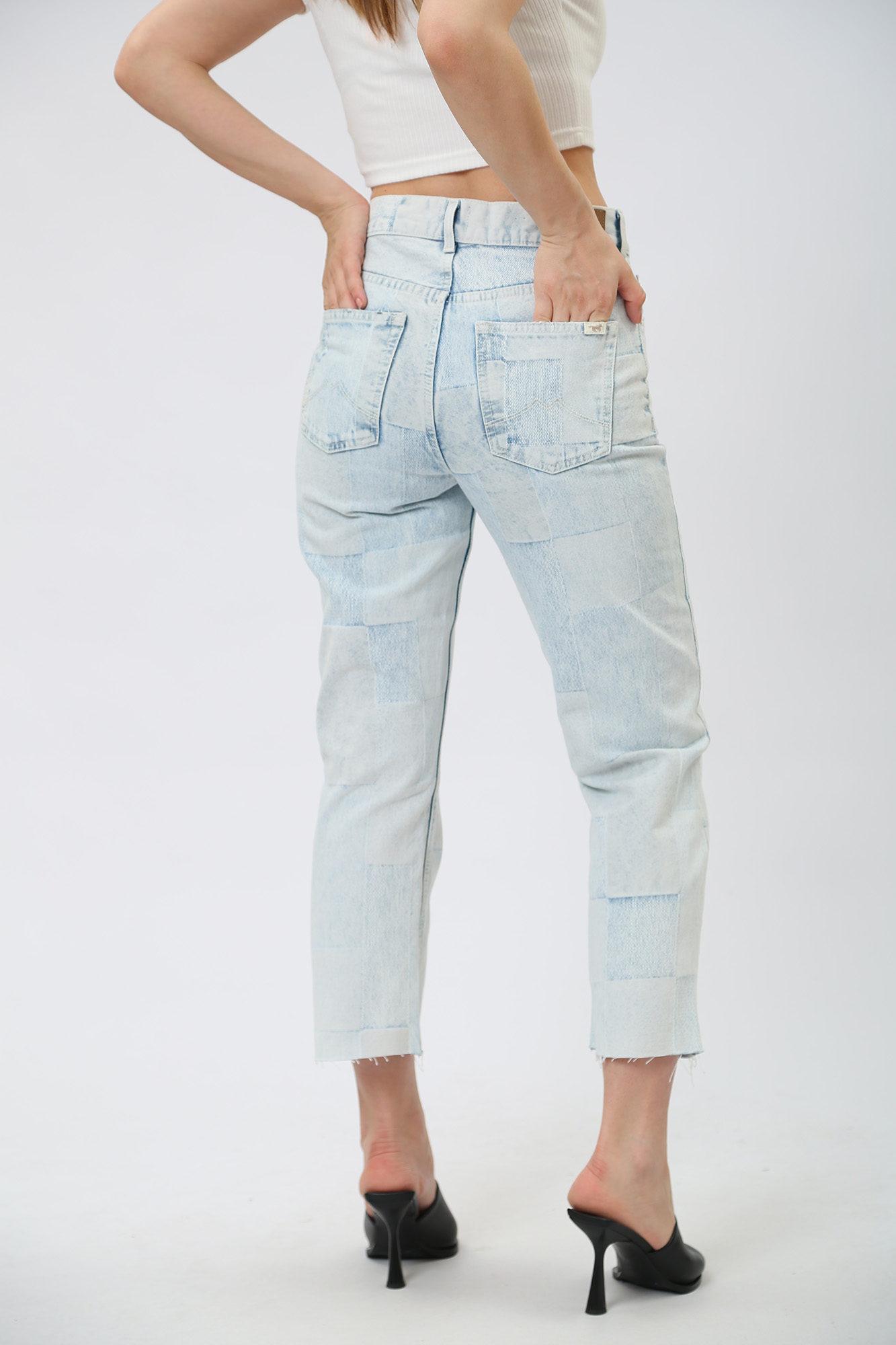 1013452-5000 джинсы brooks straight 7/8 mustang 