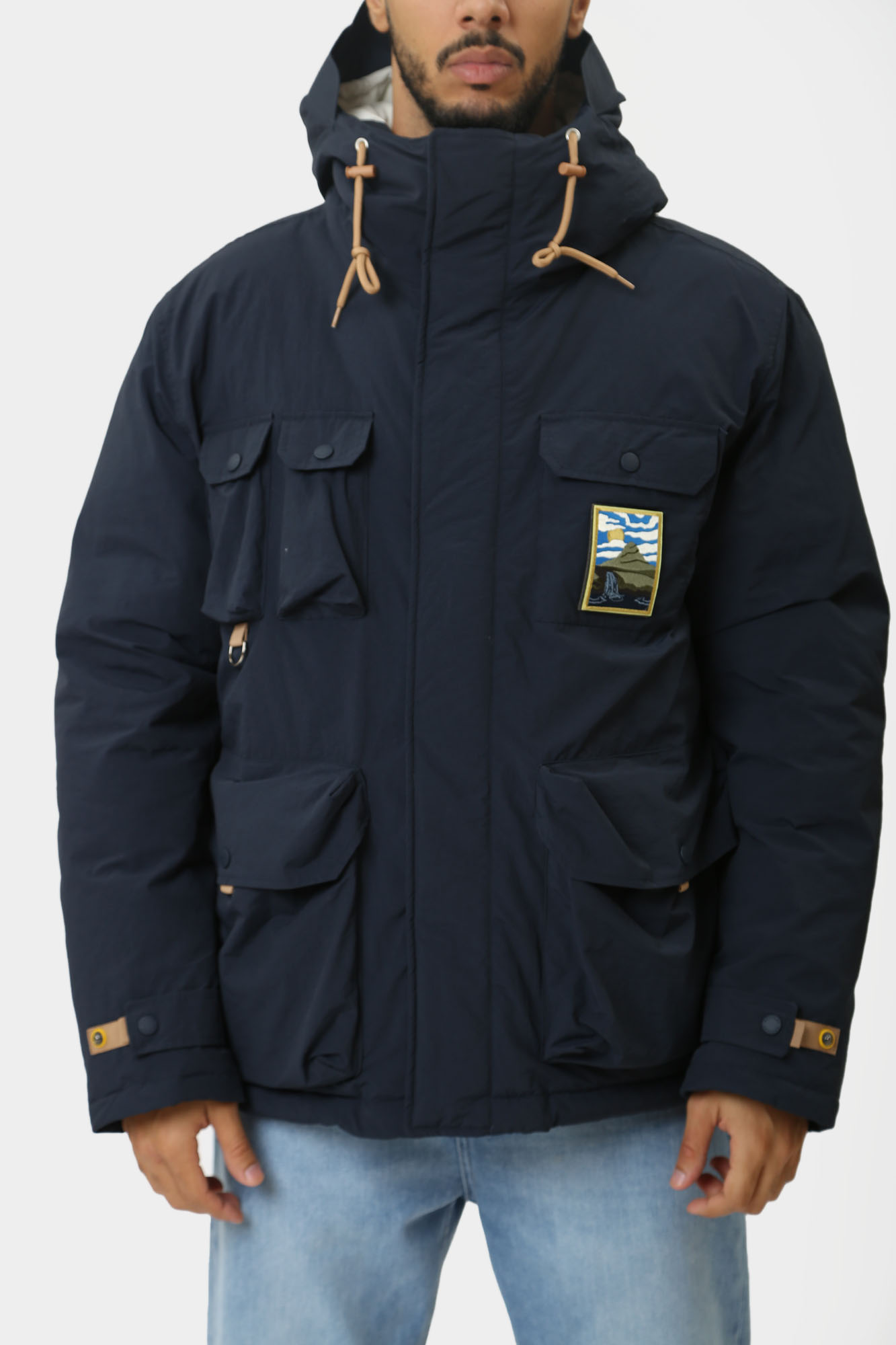 1015606 Куртка-парка Mustang Синий