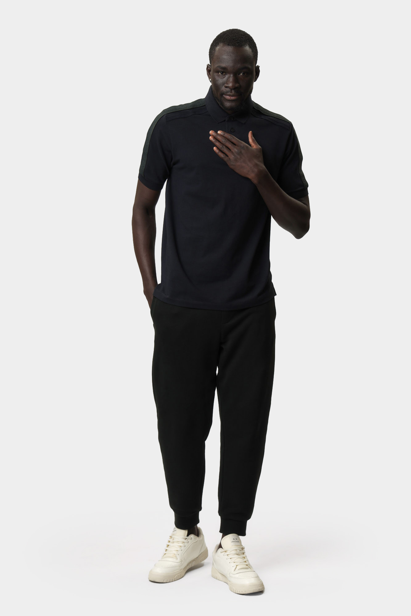 XM000307_AF10366 Поло Armani Exchange Синий