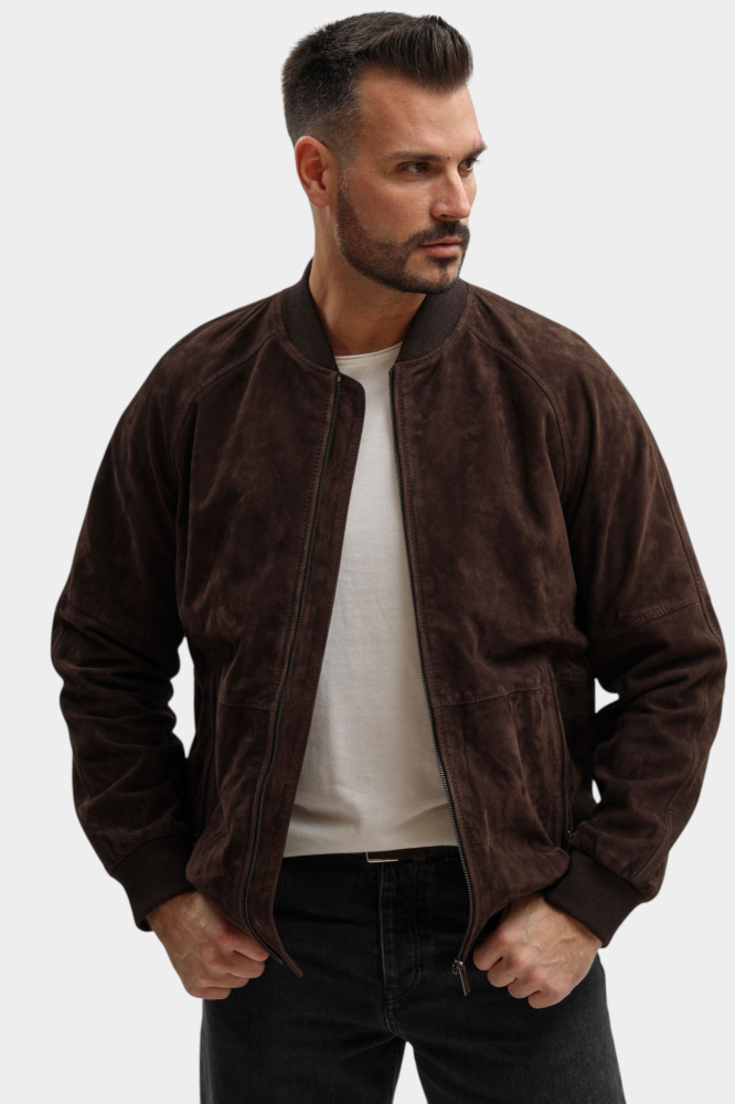 Толстовка на молнии Van Mich Смесовый хлопок Хаки