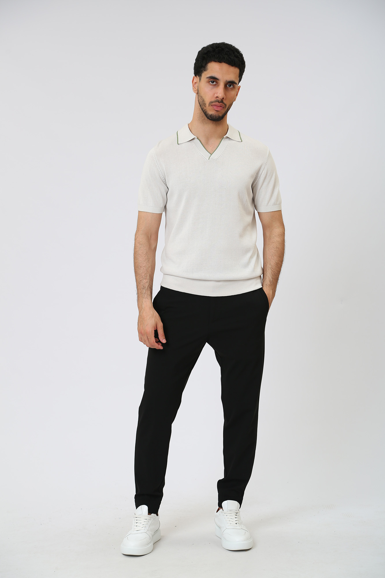 30036001_10015376 Поло Strellson Серый