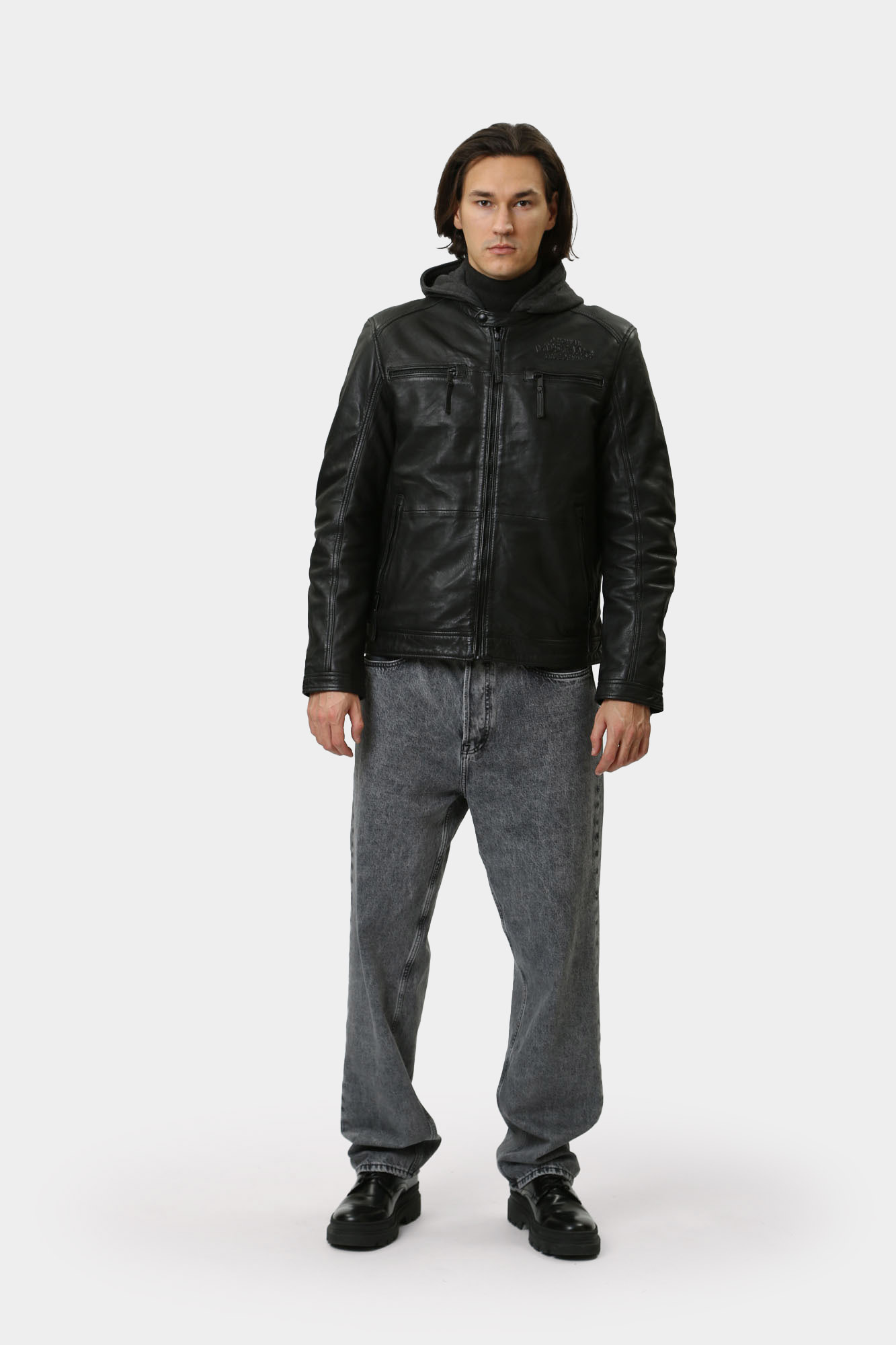 MU-M20-Jackson-1000 Куртка кожаная Mustang Черный