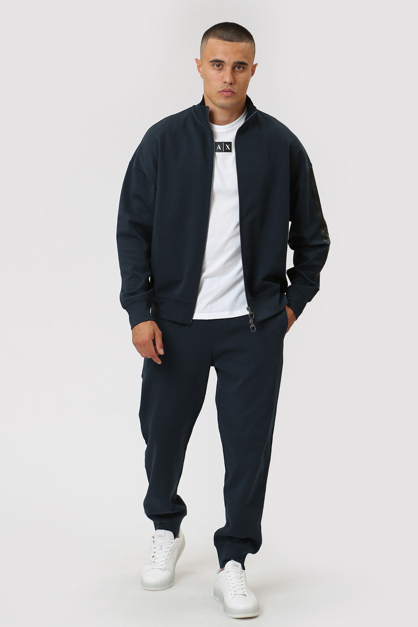 6RZMCB_ZJ9QZ Толстовка Armani Exchange Синий