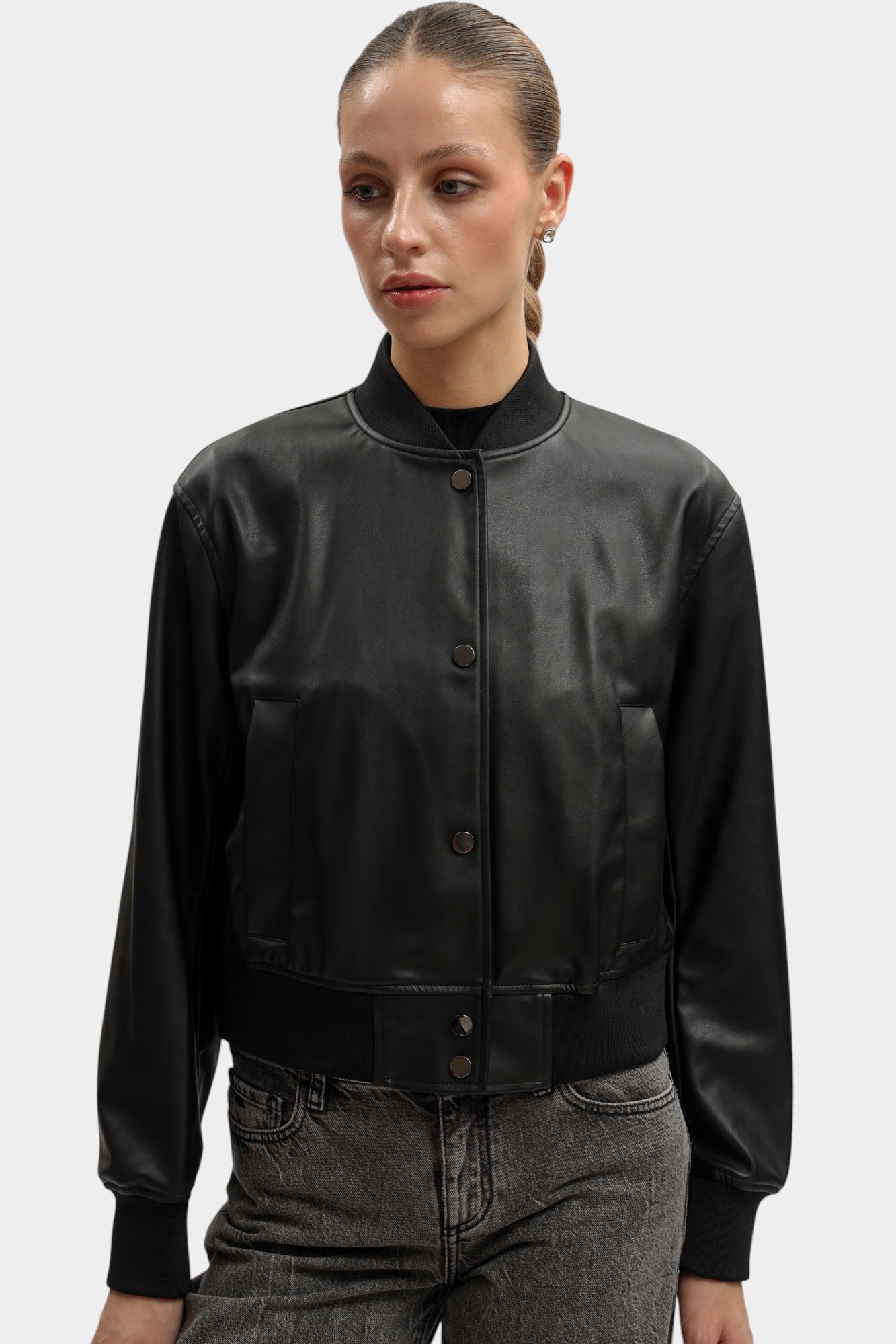 XW001432_AF16618 куртка кожаная armani exchange 