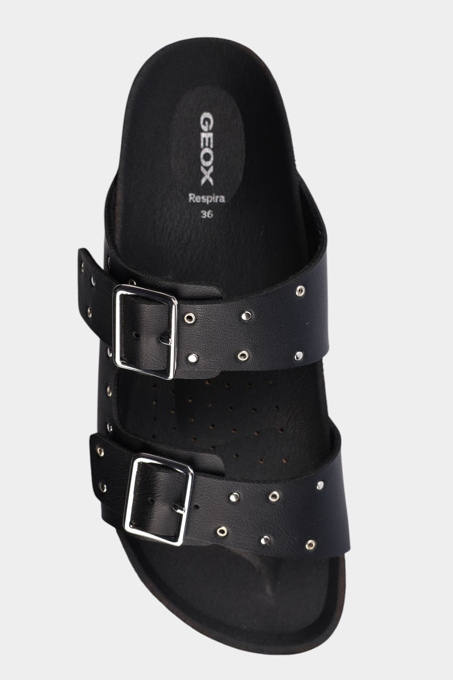 J558MJ000BCC Шлепки Geox Черный