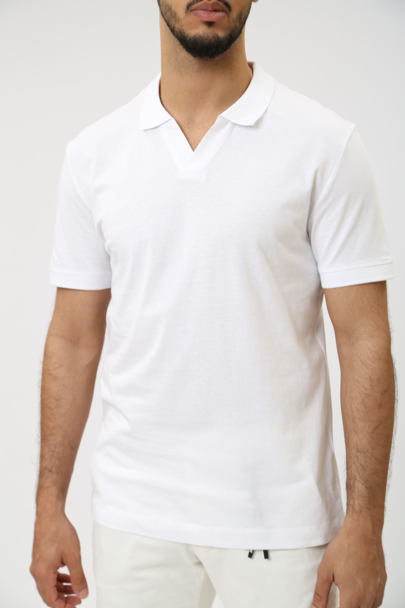 30041140_10014726 Поло Strellson Белый