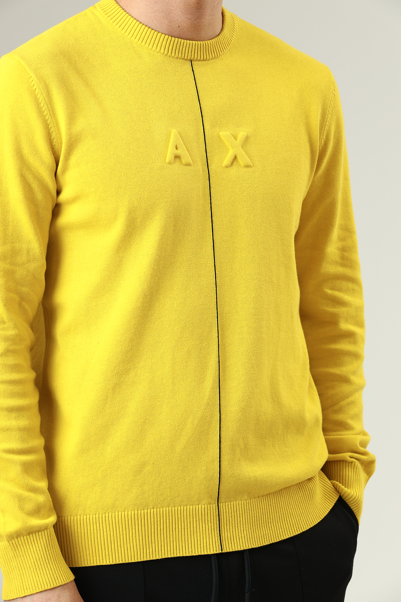 3LZM1D_ZMQ7Z Джемпер Armani Exchange Желтый