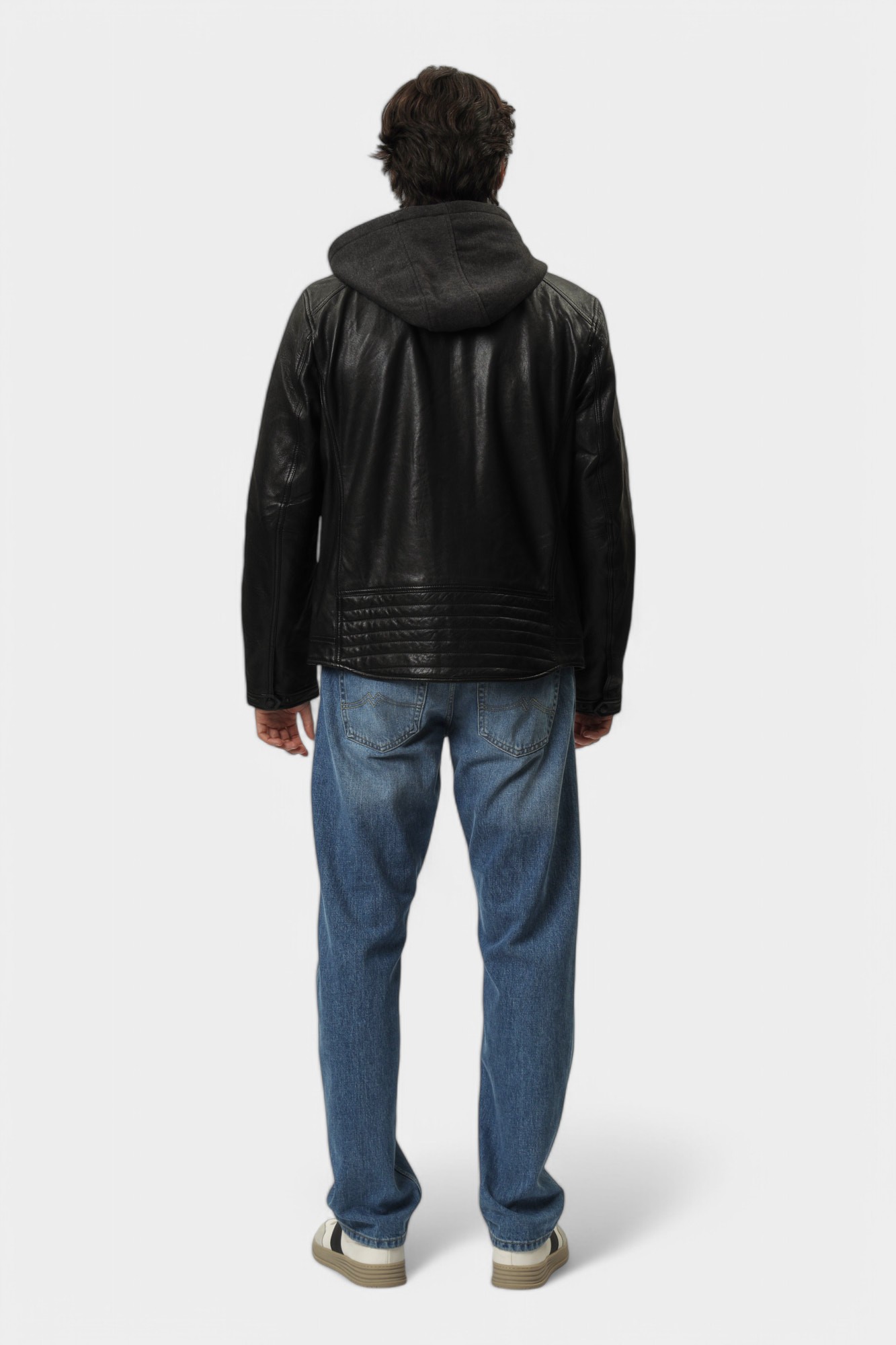 MU-M251-288 Куртка кожаная Mustang Черный