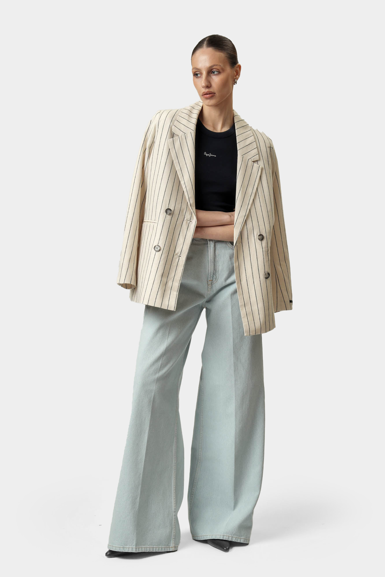 PL204740PG2 брюки джинсовые pepe jeans 