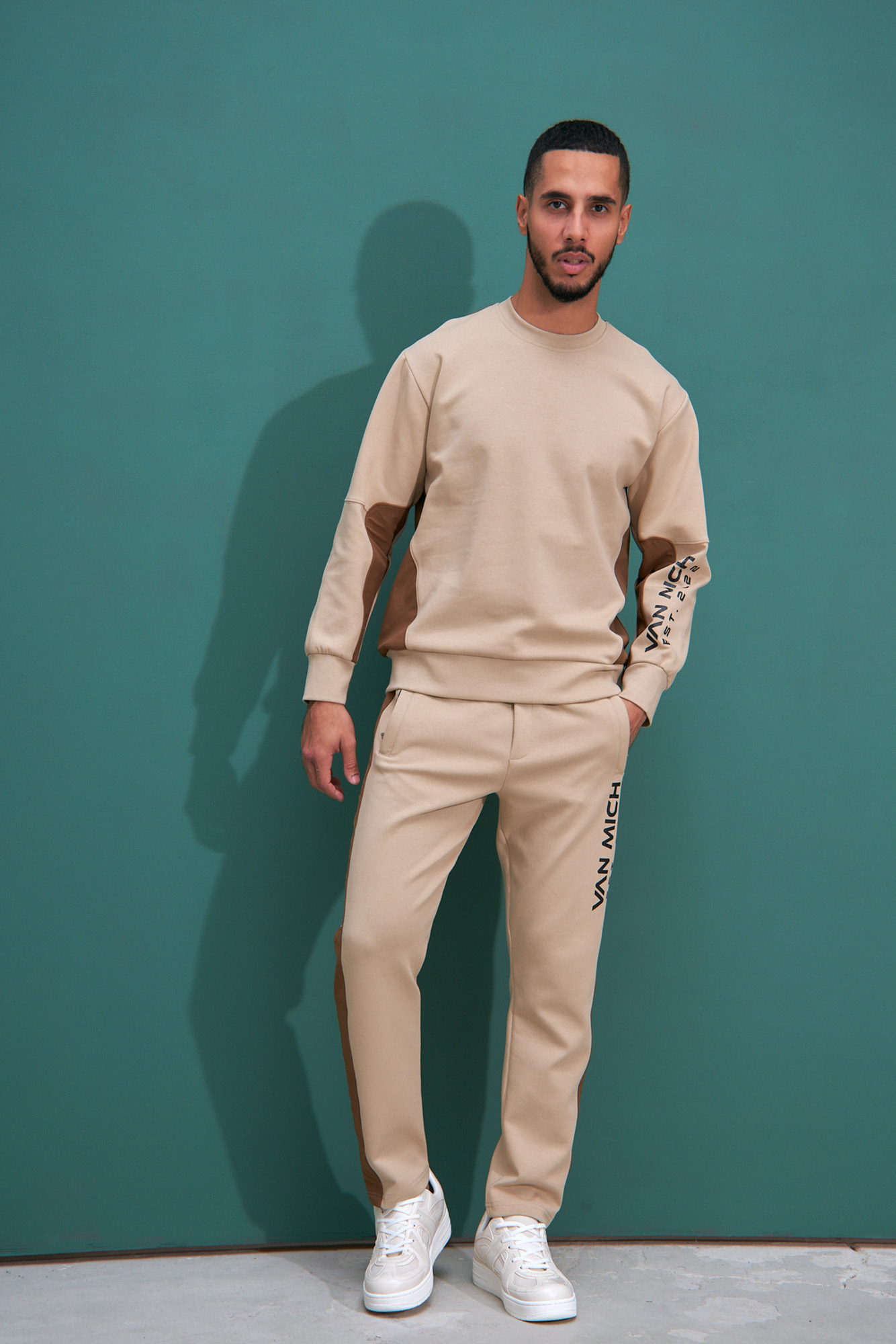 VM-232-20-123 Брюки спортивные Van Mich Бежевый