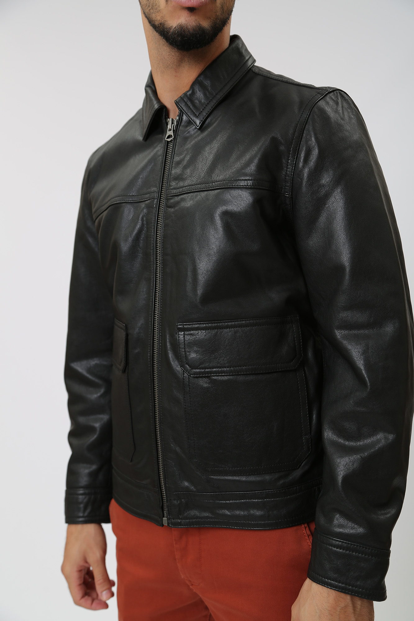 PM402833 Куртка кожаная Pepe Jeans Черный