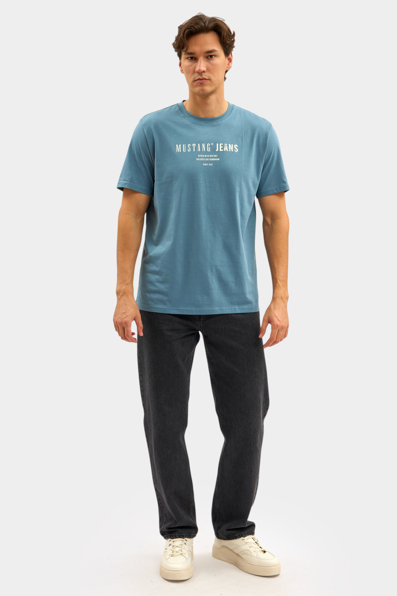 1016867 Футболка Mustang Синий