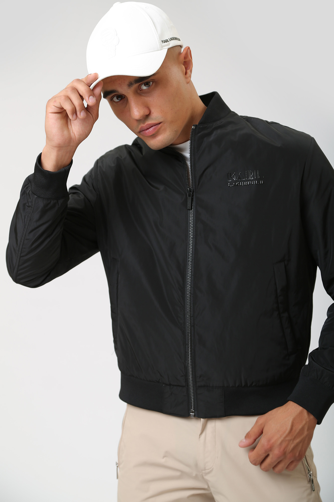 533501_505092 Бомбер Karl Lagerfeld Черный