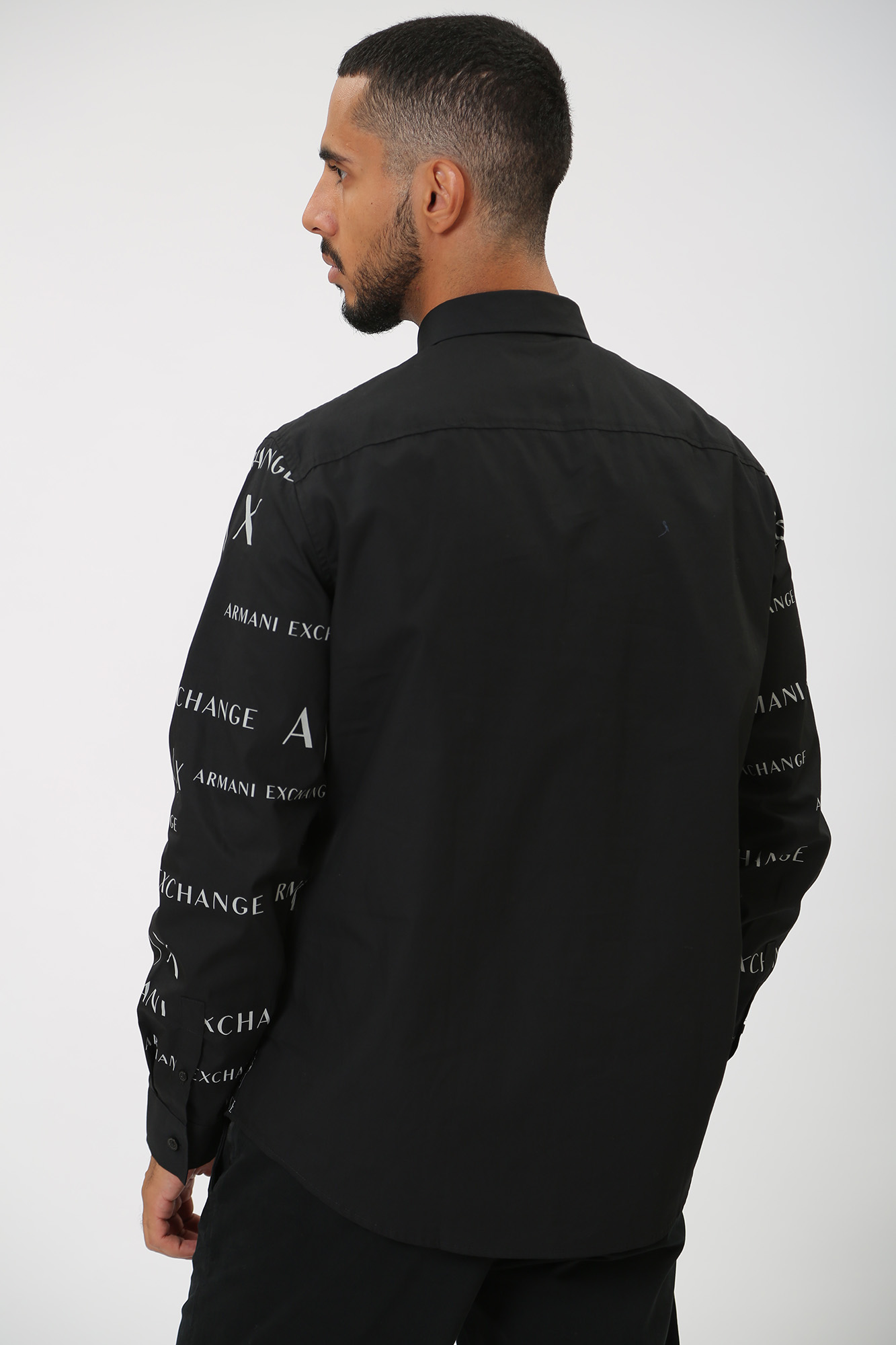 6RZC17_ZNXLZ Рубашка д/р Armani Exchange Черный