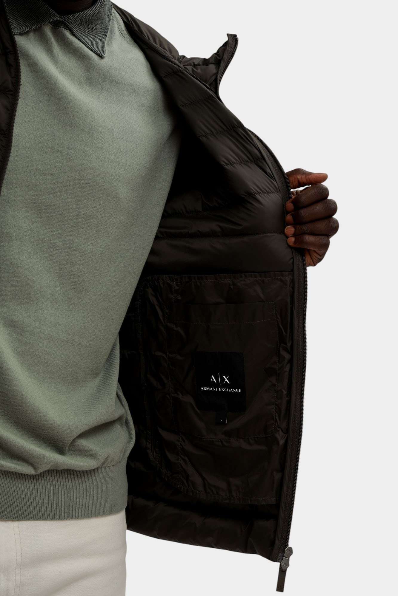 XM001577_AF16927 Куртка Armani Exchange Коричневый