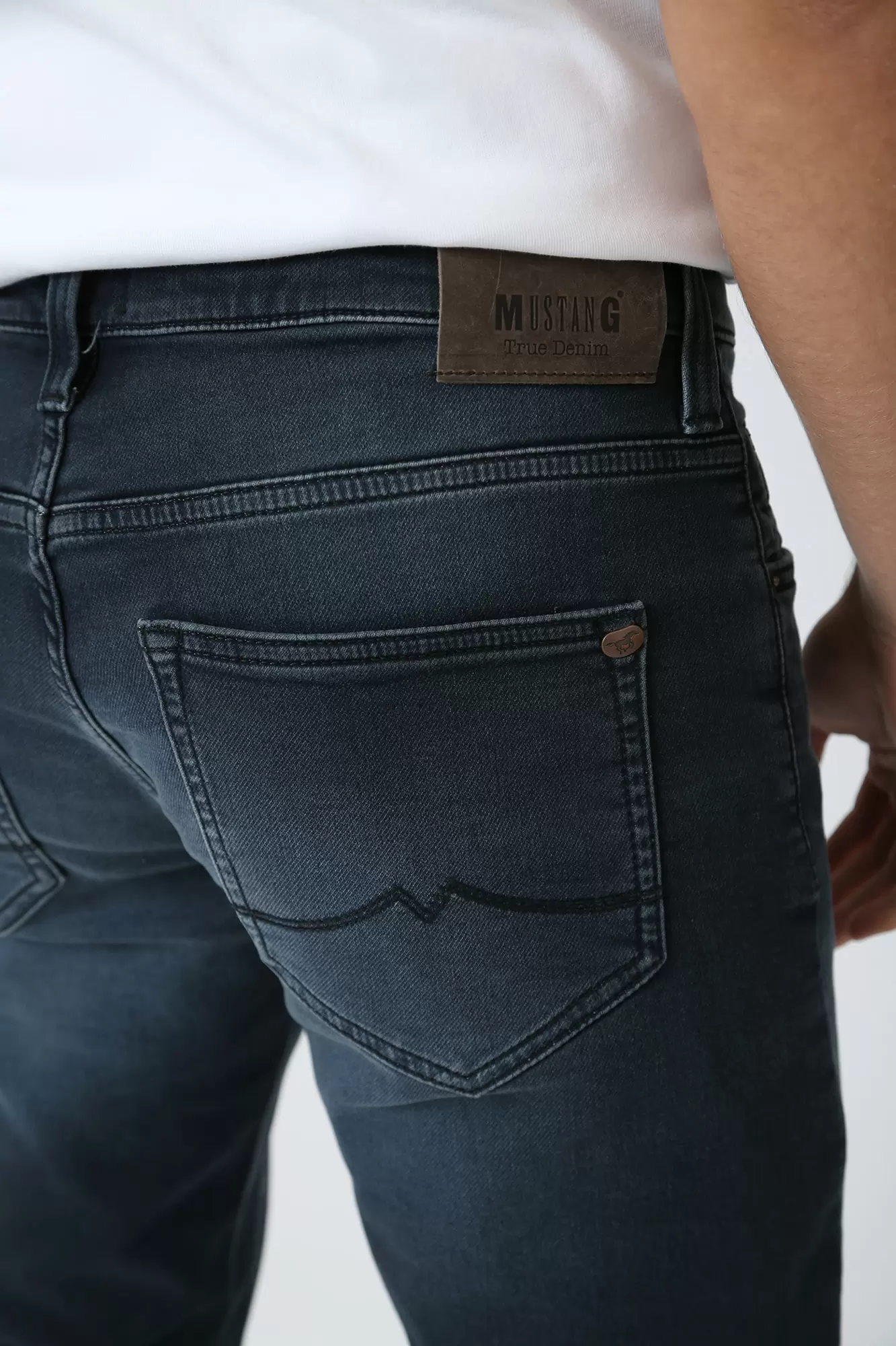 3112-5576 Джинсы Oregon Tapered K Mustang Синий